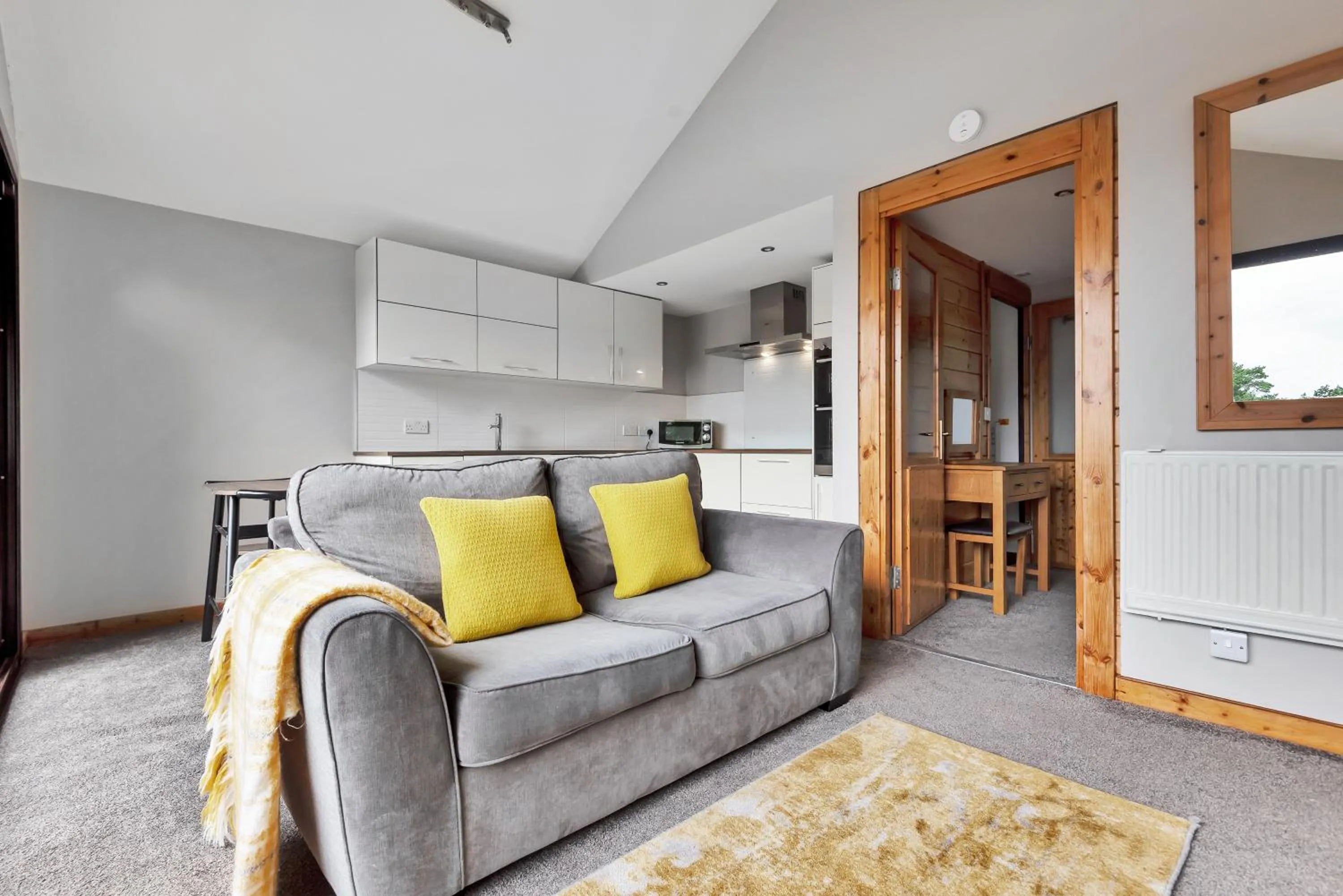 Living room in Hamble Retreat Studios and Lodge