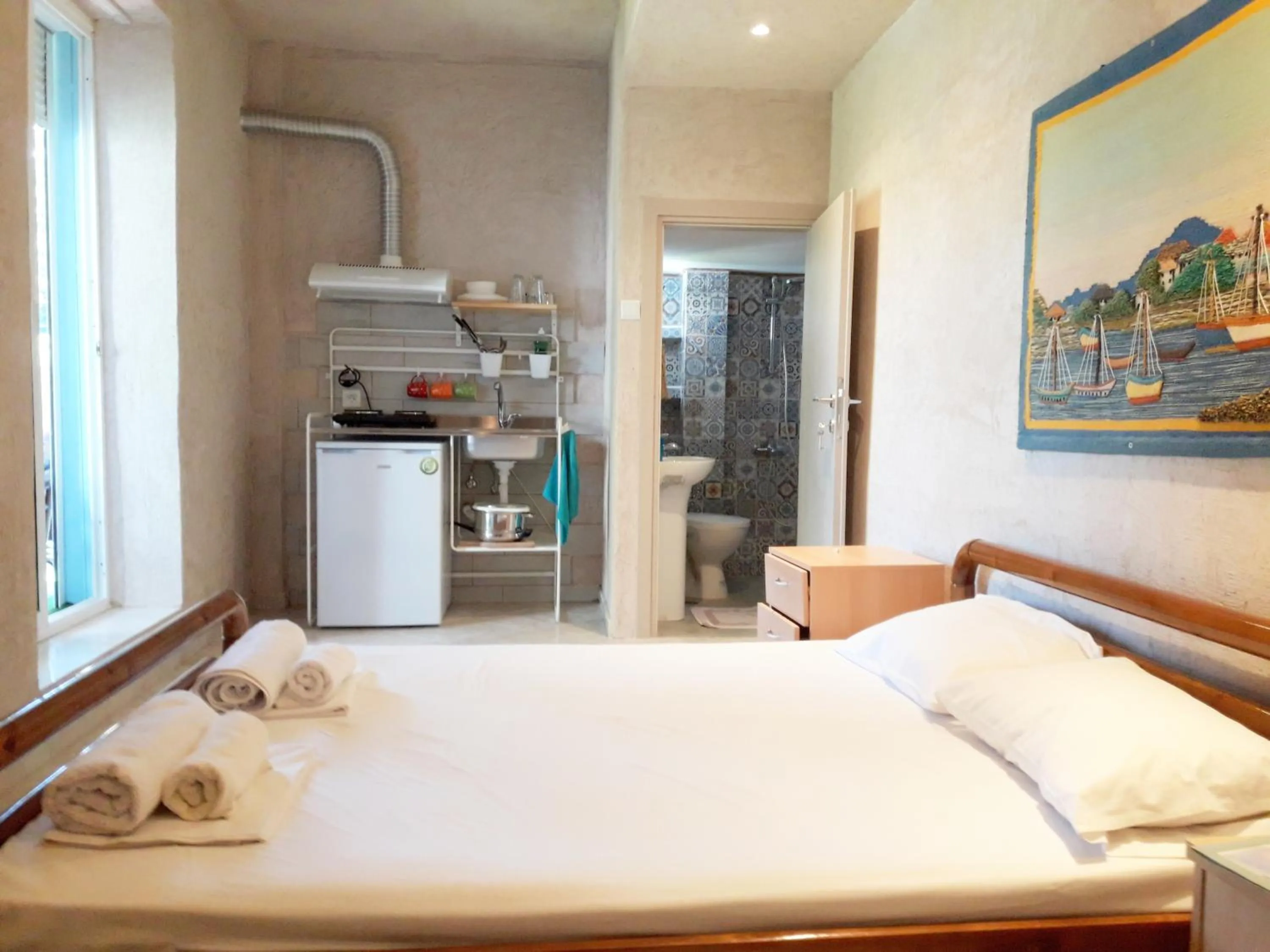 Bedroom, Bed in Artemis Studios & Apartments