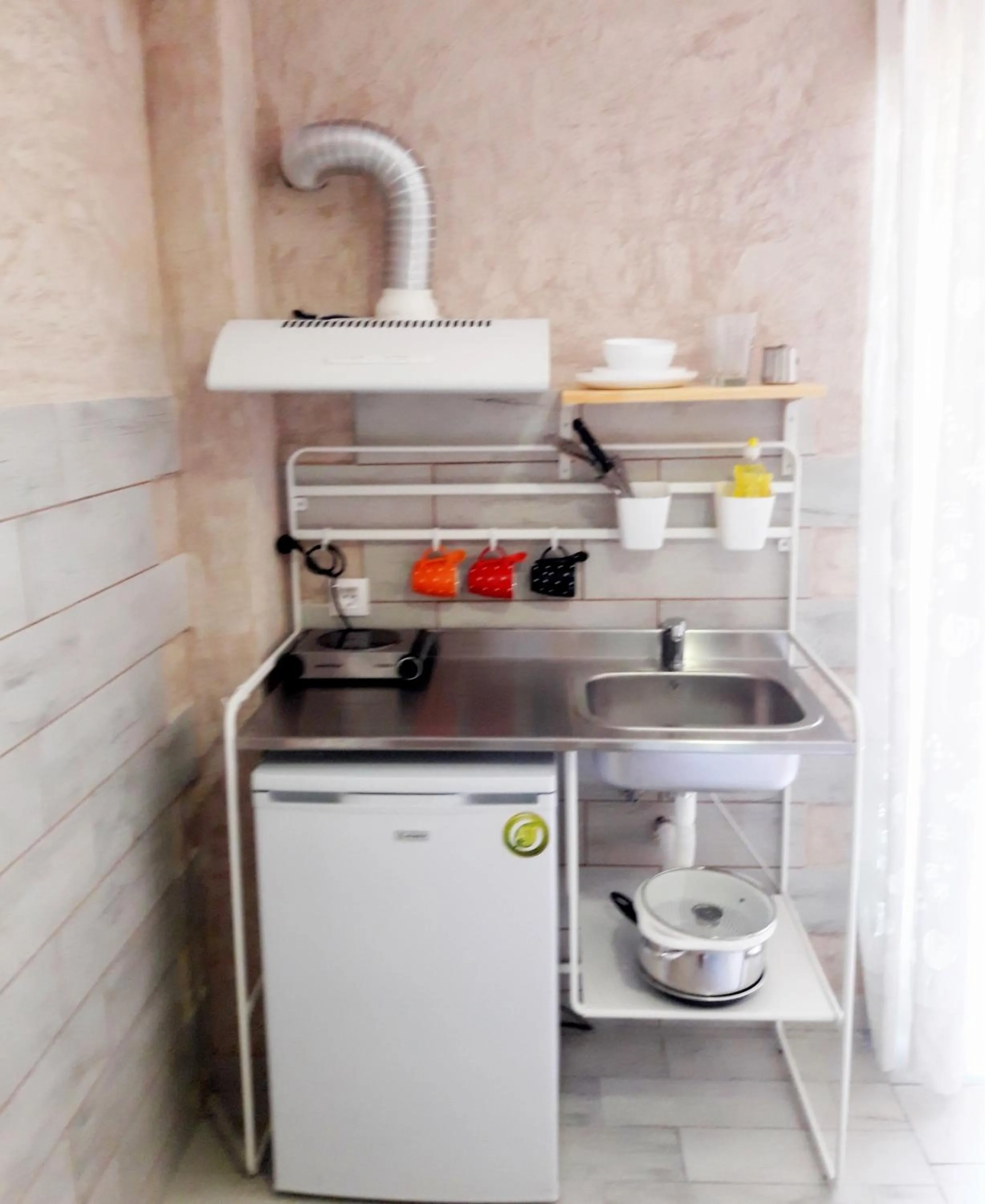 Kitchen or kitchenette in Artemis Studios & Apartments