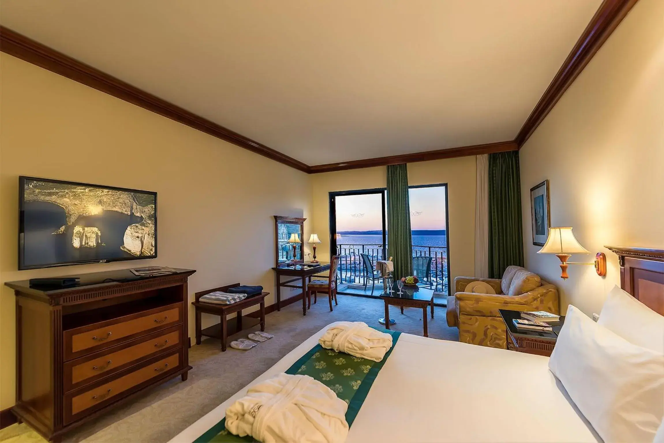 Superior Double Room with Sea View & Balcony in Grand Hotel Gozo Superior Double Room with Sea View & Balcony in Grand Hotel Gozo