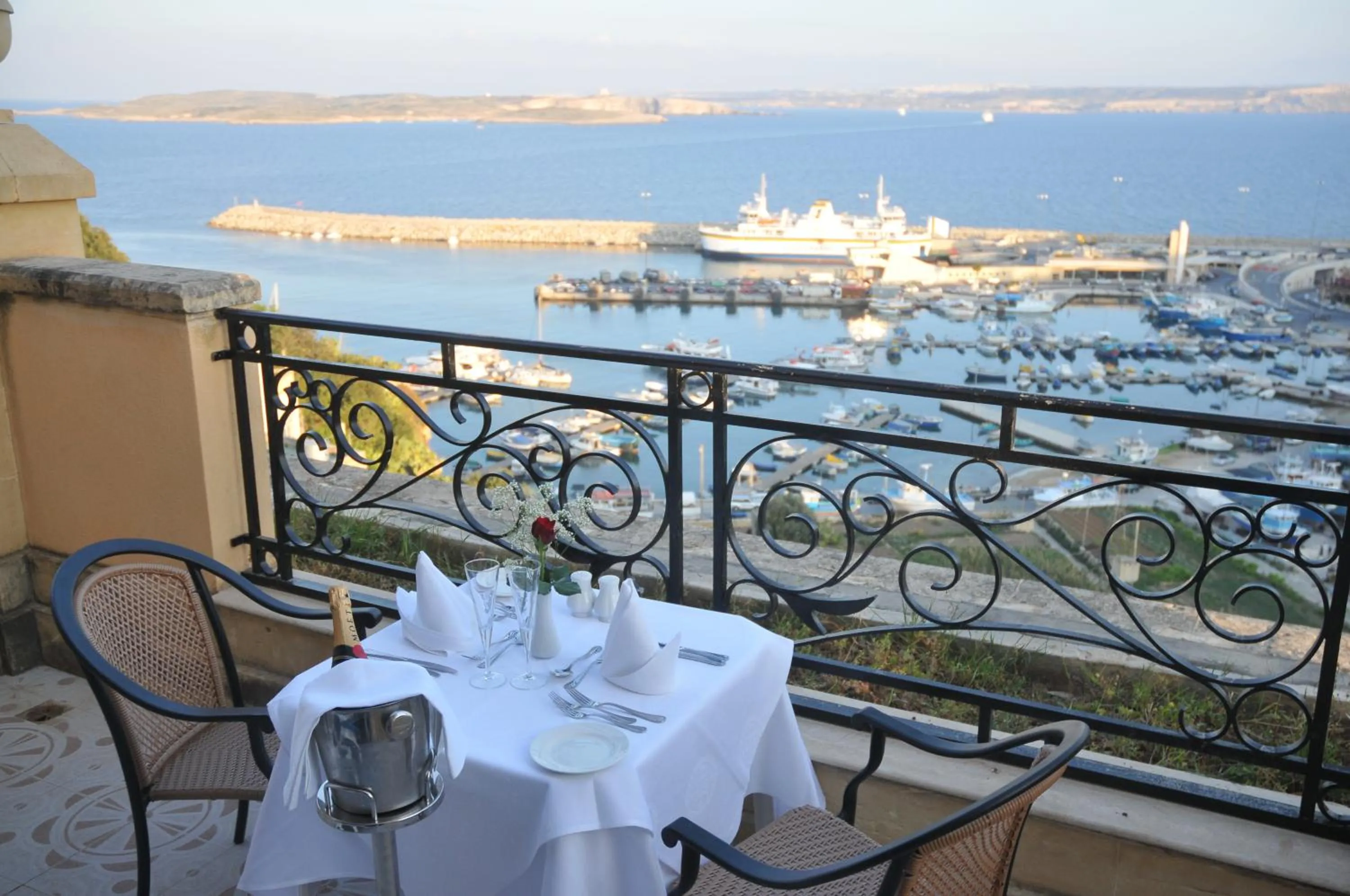 Balcony/Terrace in Grand Hotel Gozo