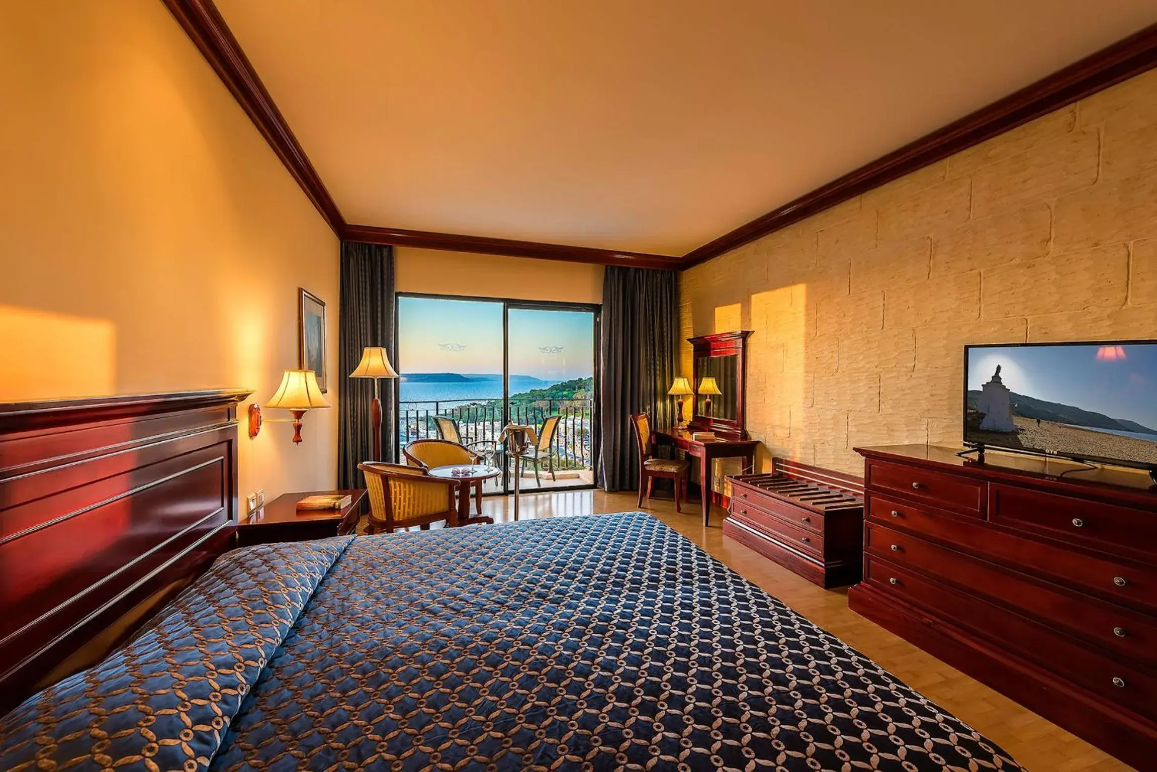 Double Room with Sea View in Grand Hotel Gozo Double Room with Sea View in Grand Hotel Gozo