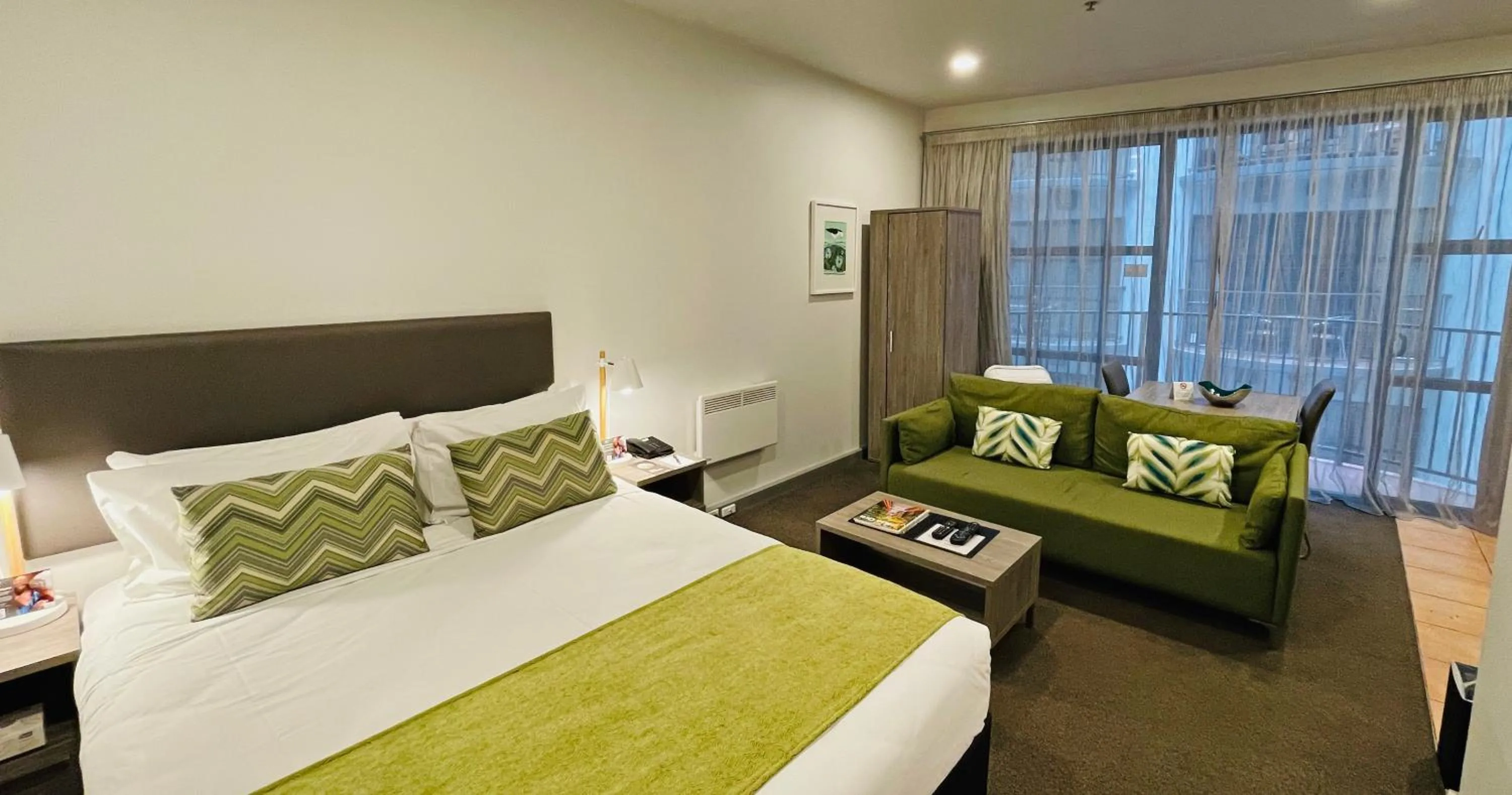 Bed in Quest Atrium Apartment Hotel