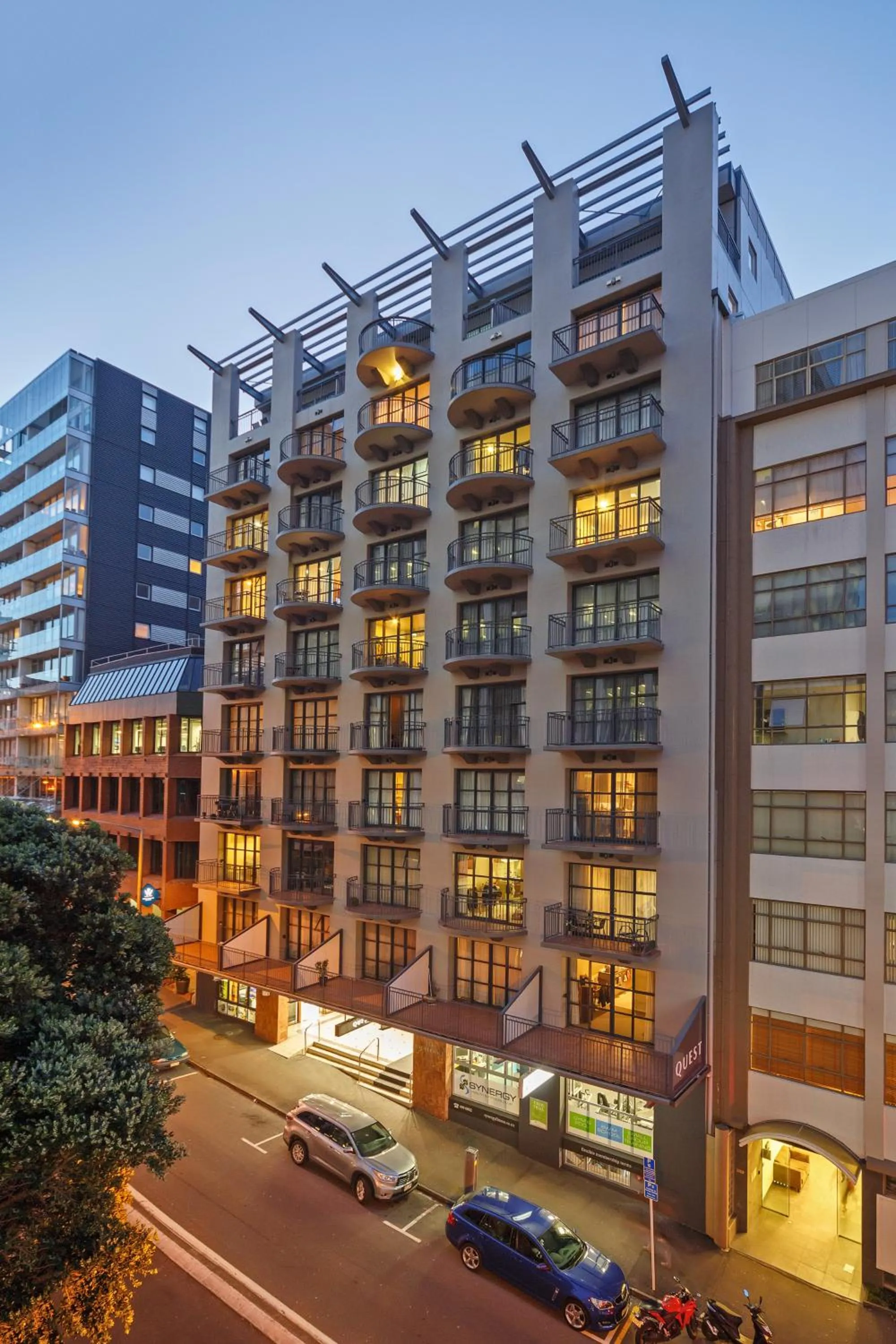Property building in Quest Atrium Apartment Hotel
