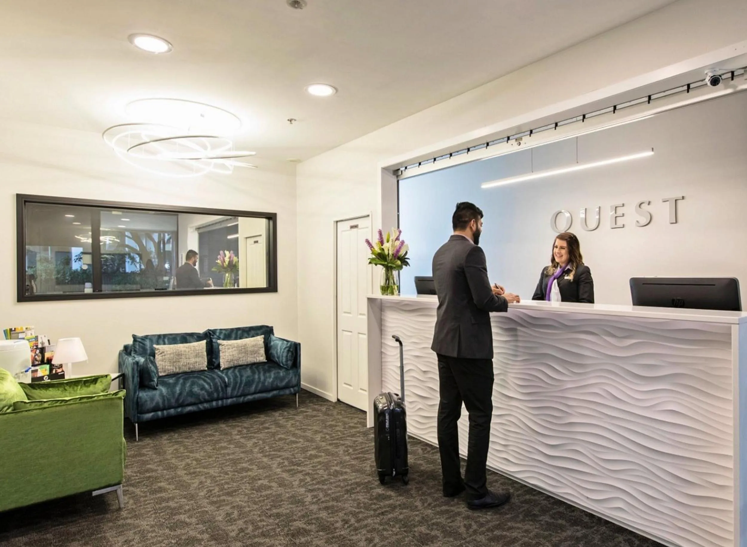 Lobby or reception in Quest Atrium Apartment Hotel