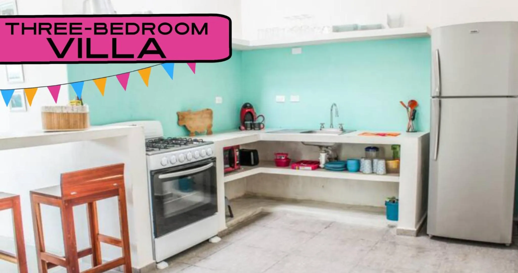 kitchen in CaSa AKUMAL