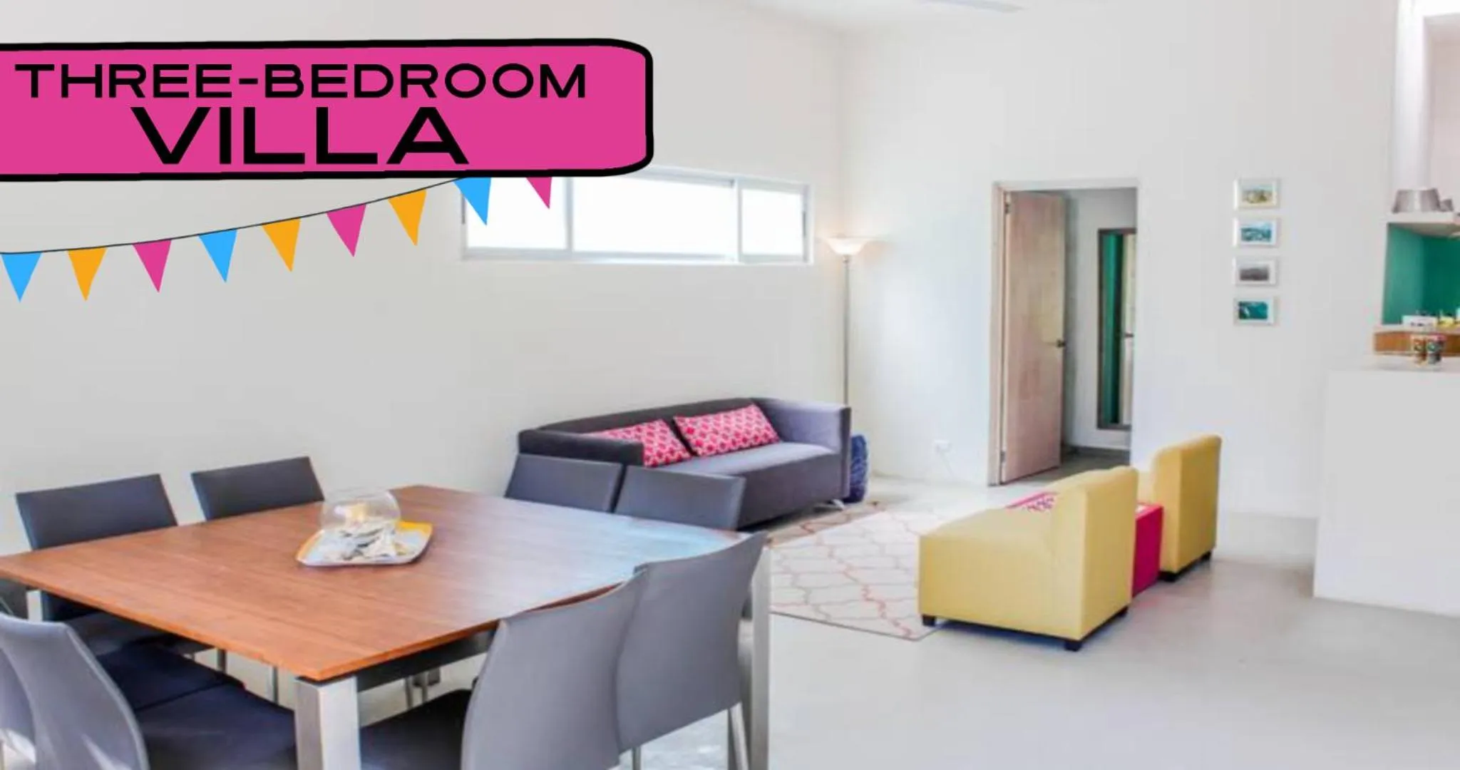 Living room in CaSa AKUMAL