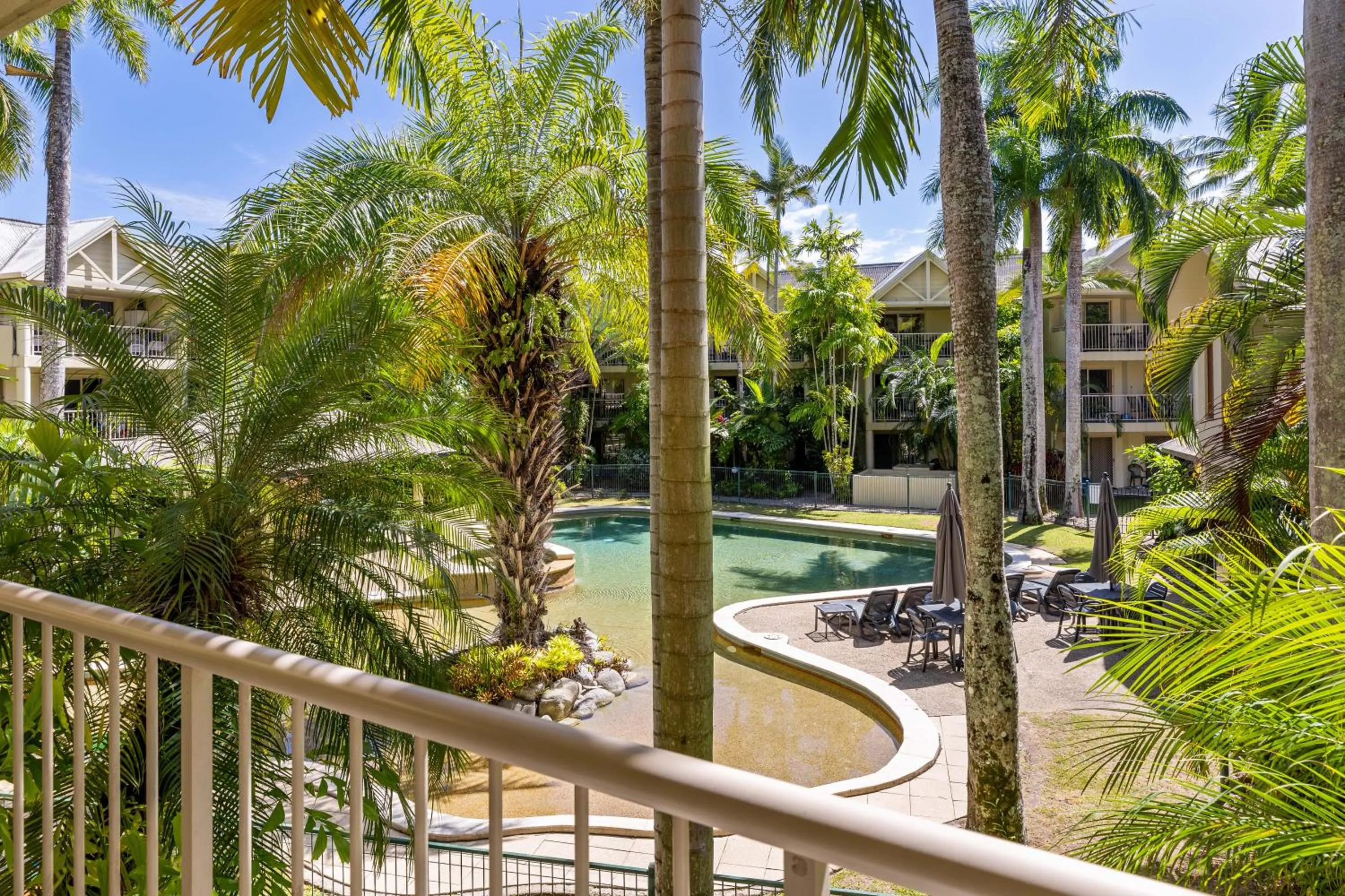 Pool view in Port Douglas Sands Resort