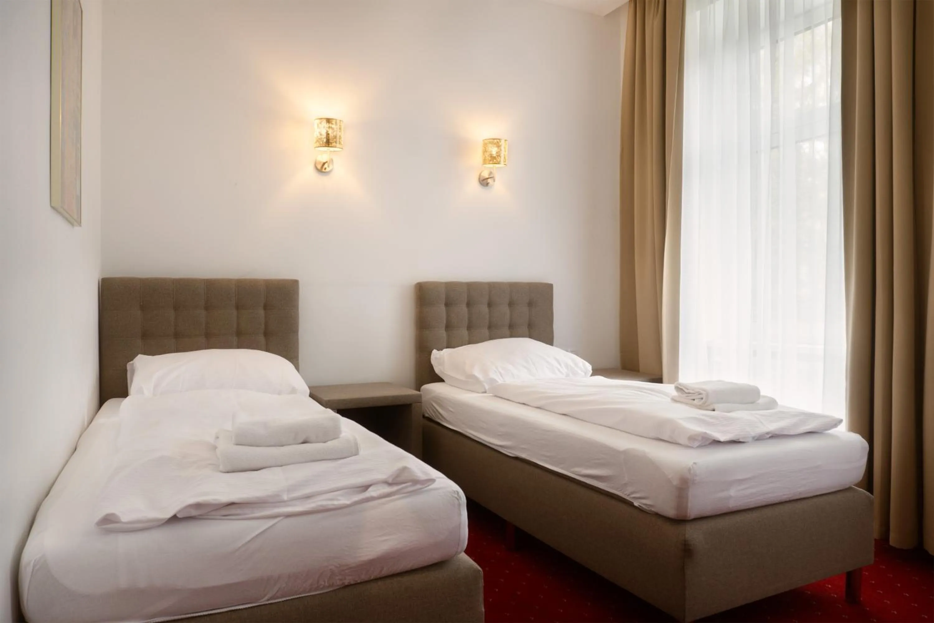 Bed in Hotel Klimt