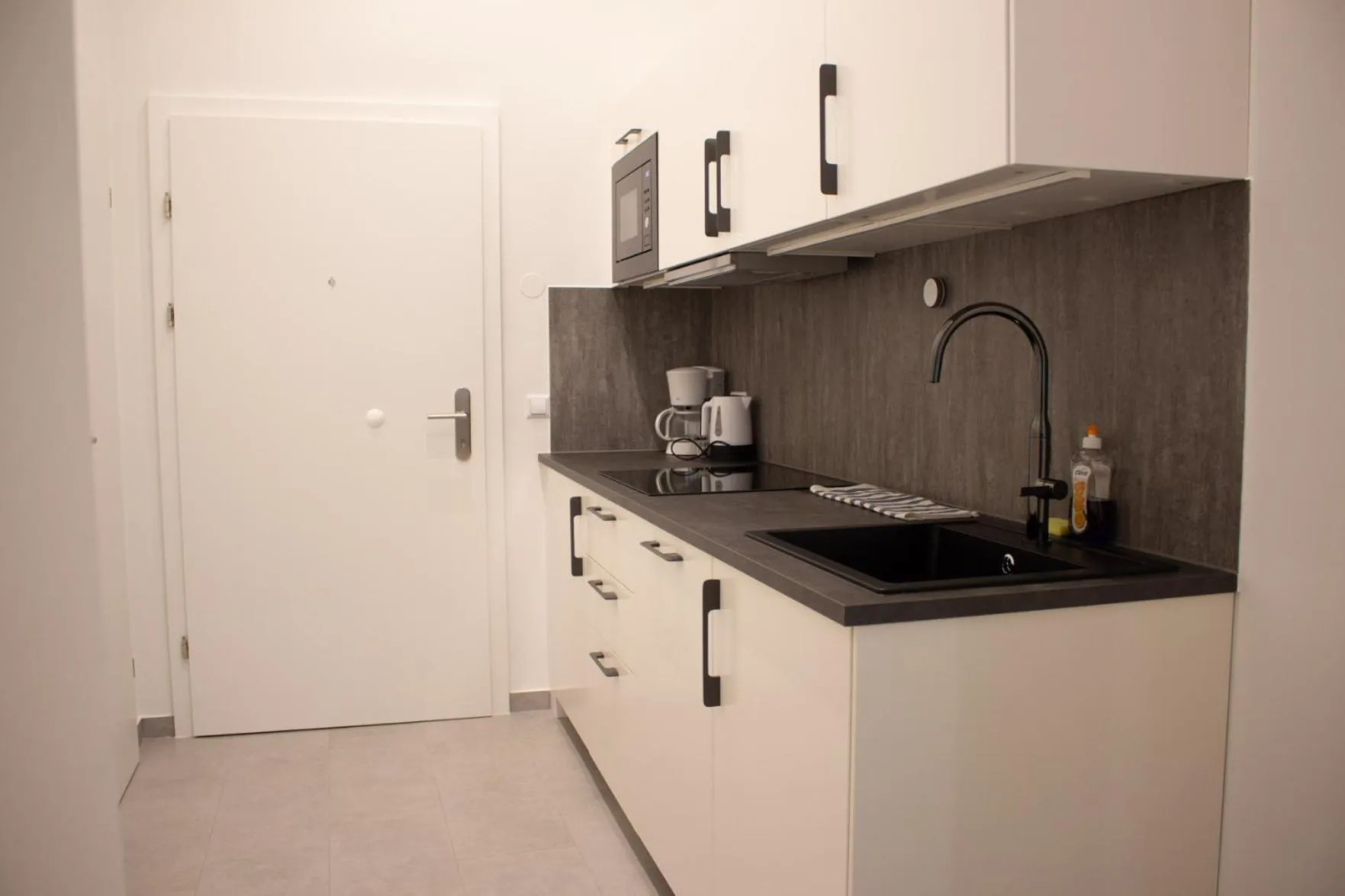 Kitchen or kitchenette in Hotel Klimt