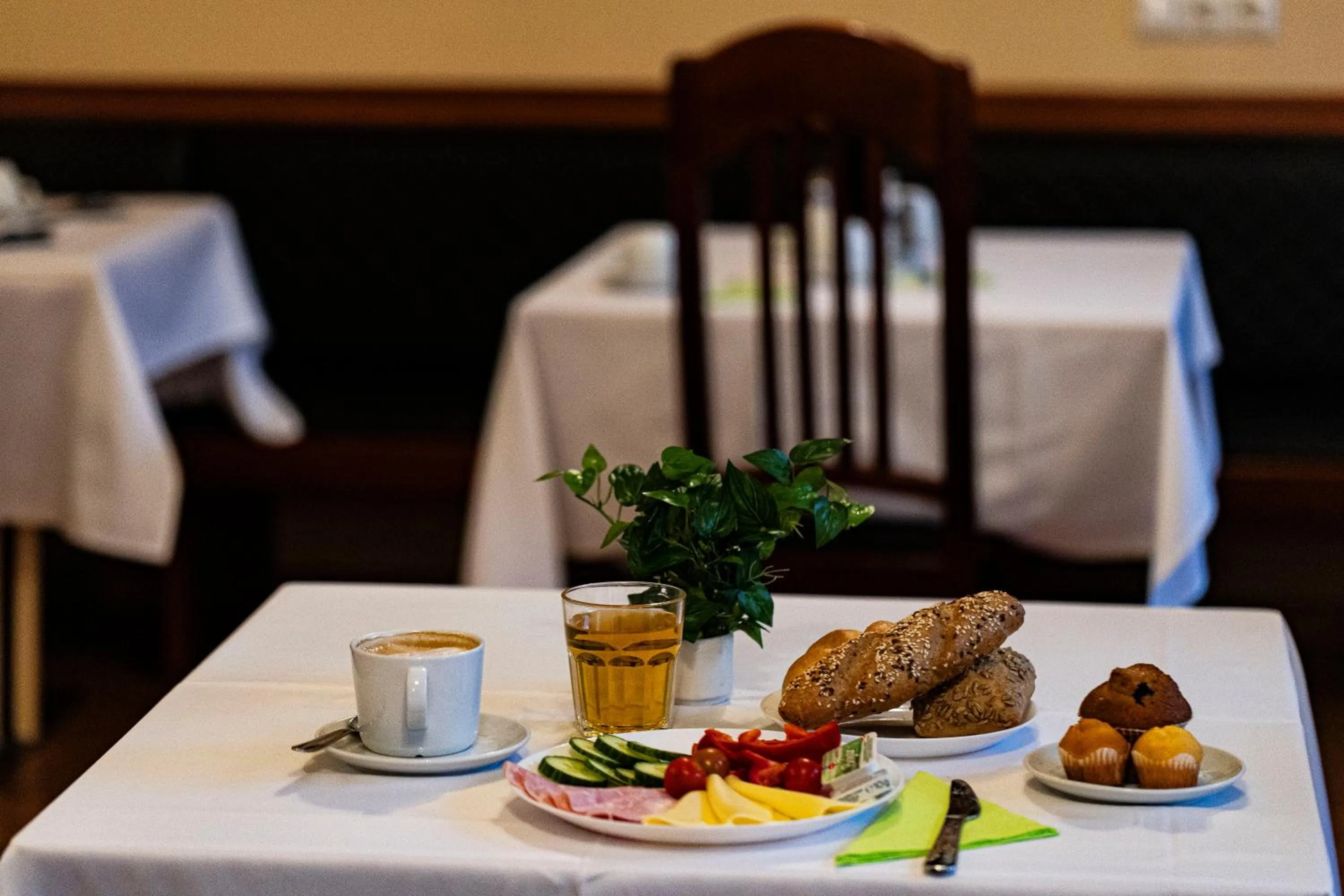 Food and drinks in Hotel Klimt
