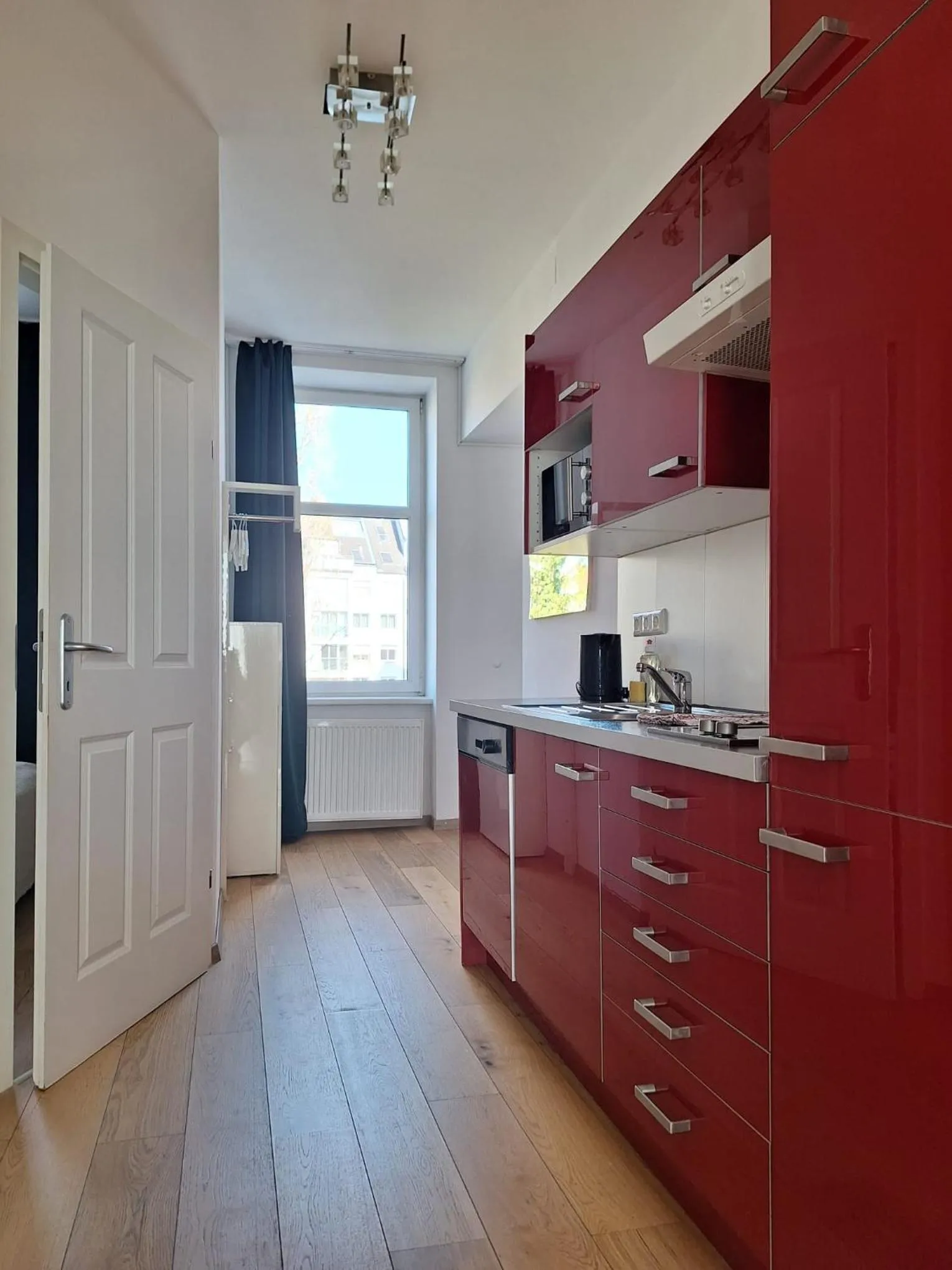 Kitchen or kitchenette in Hotel Klimt