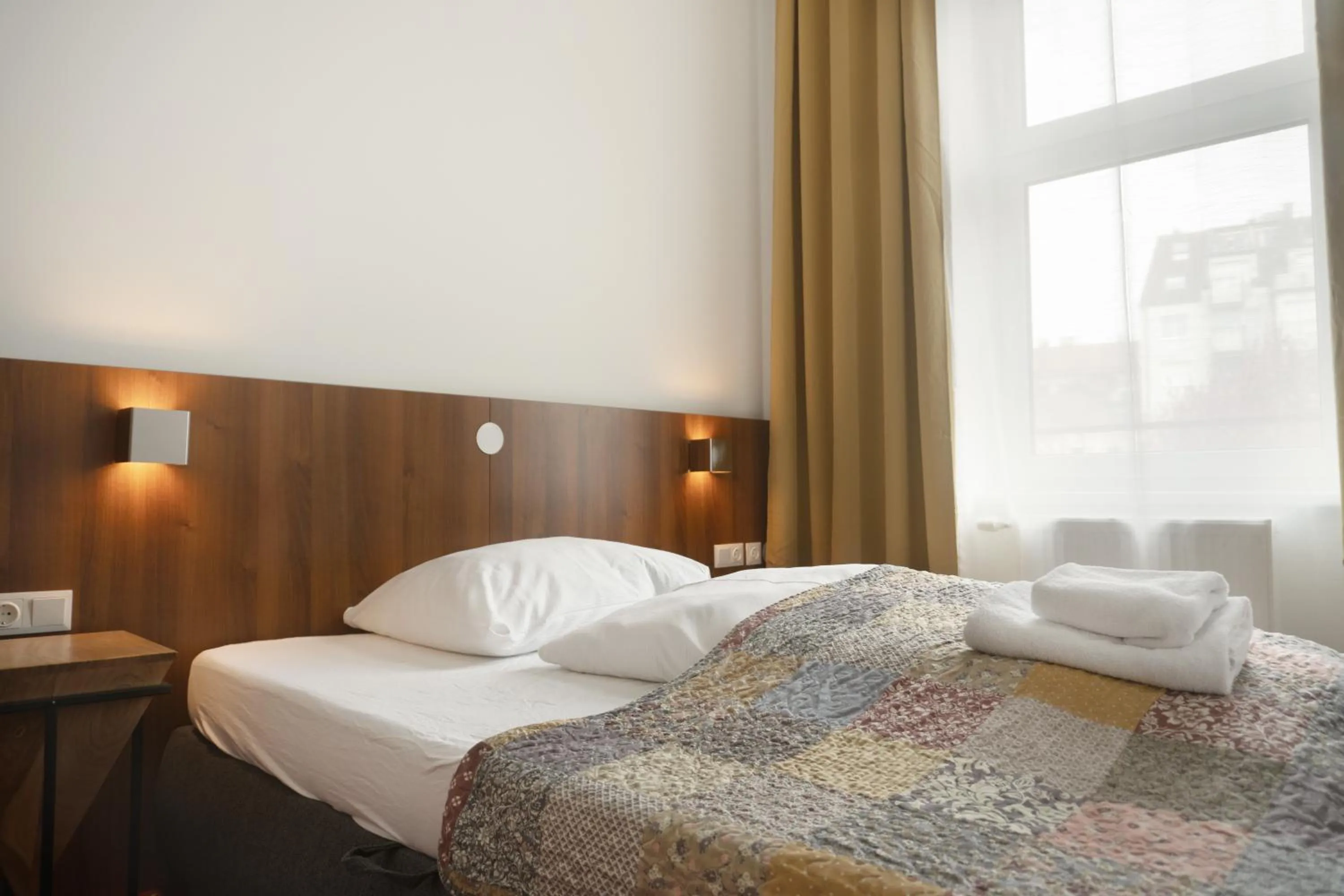 Bed in Hotel Klimt