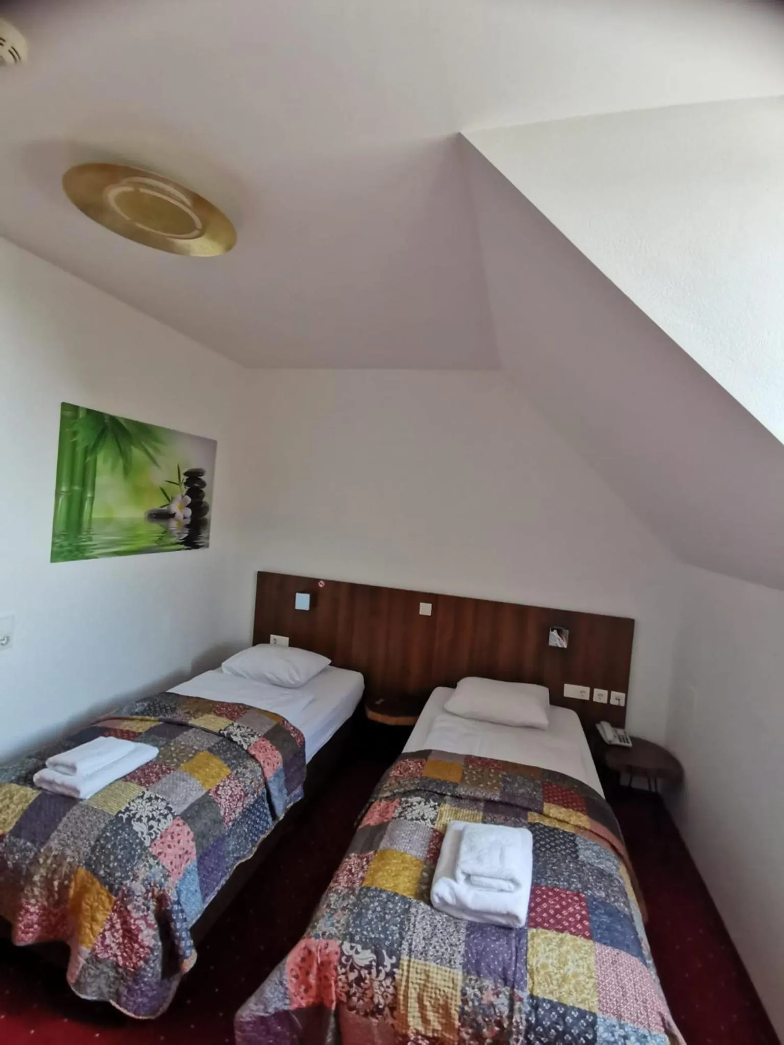 Bed in Hotel Klimt