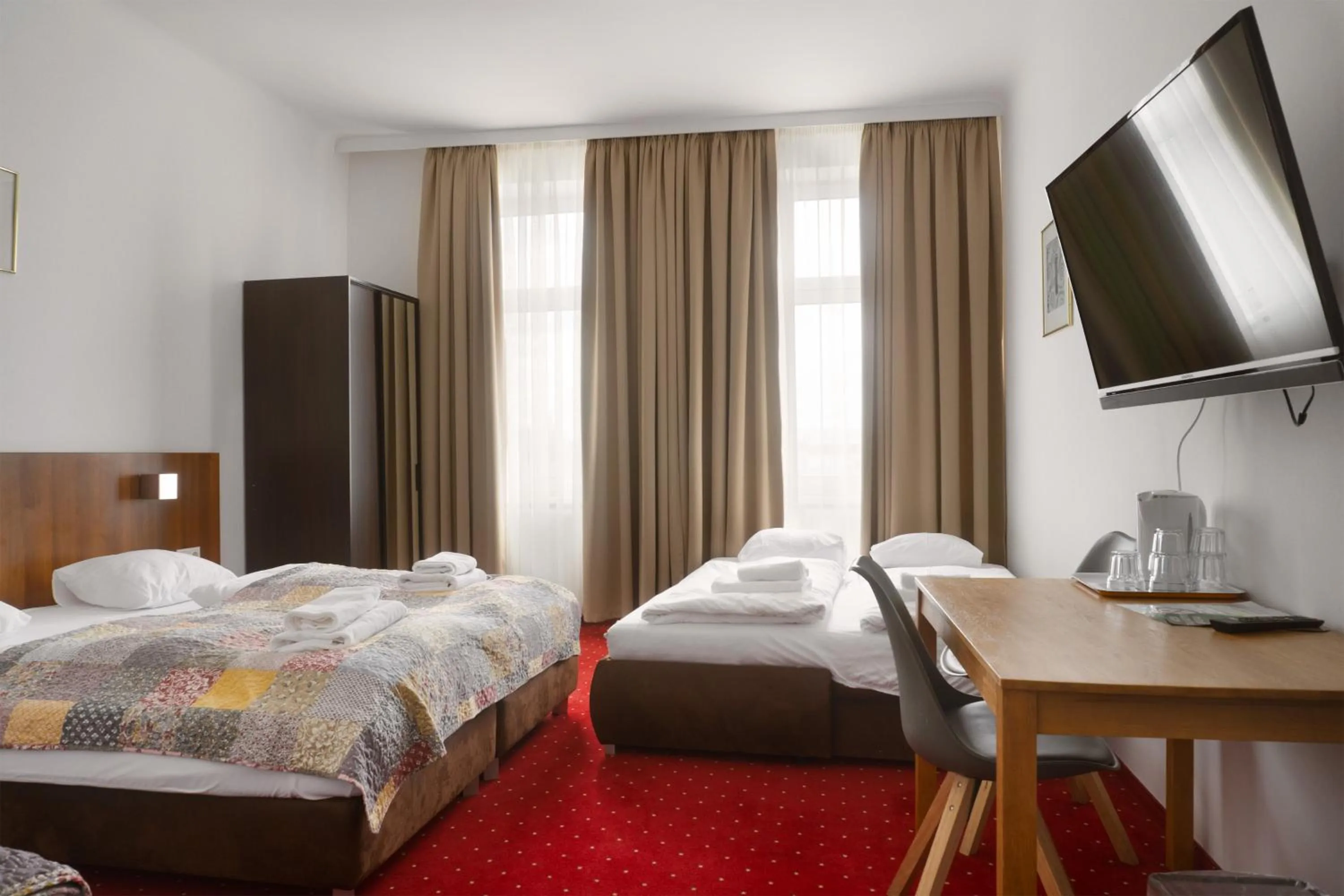Bed in Hotel Klimt