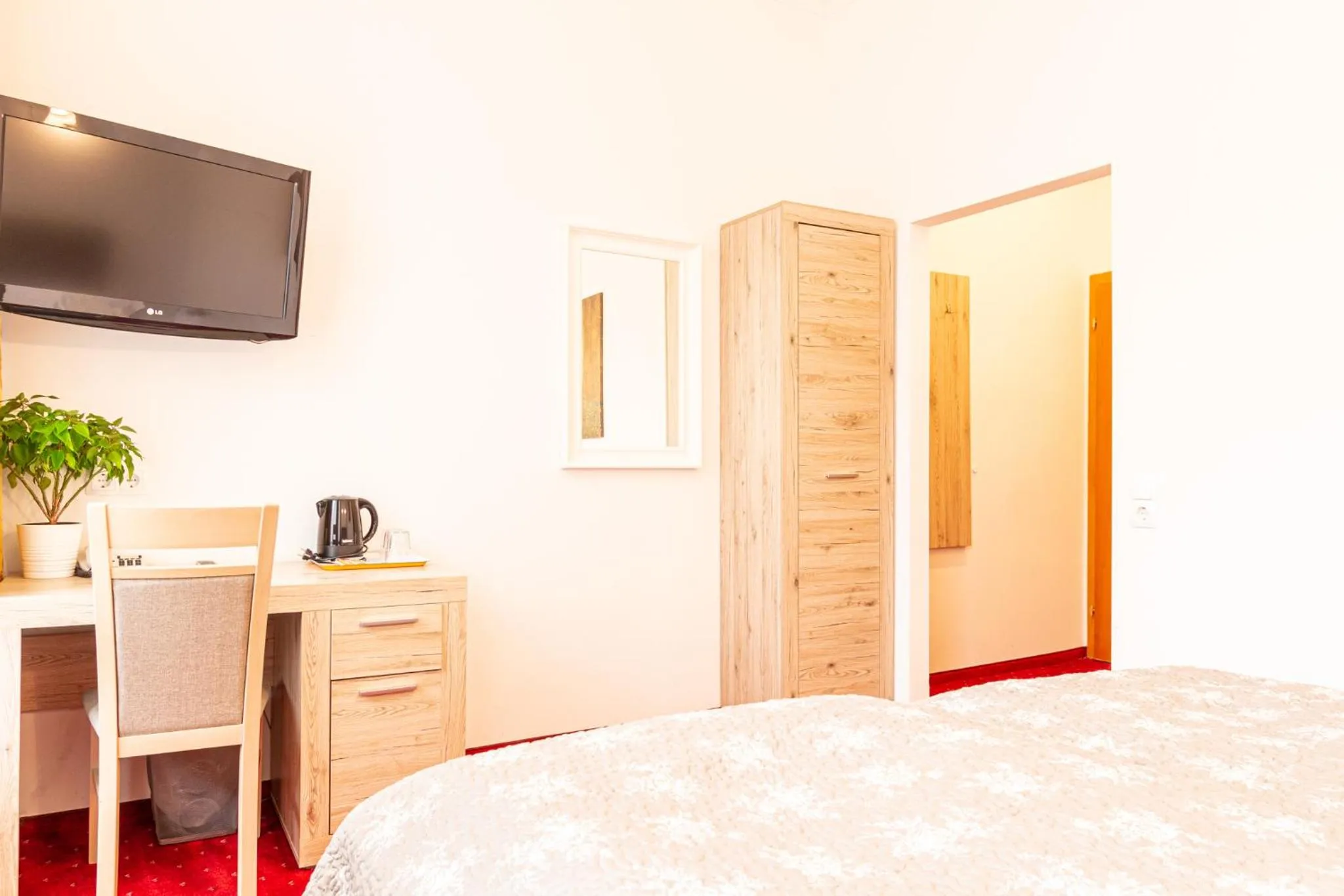 Bed in Hotel Klimt