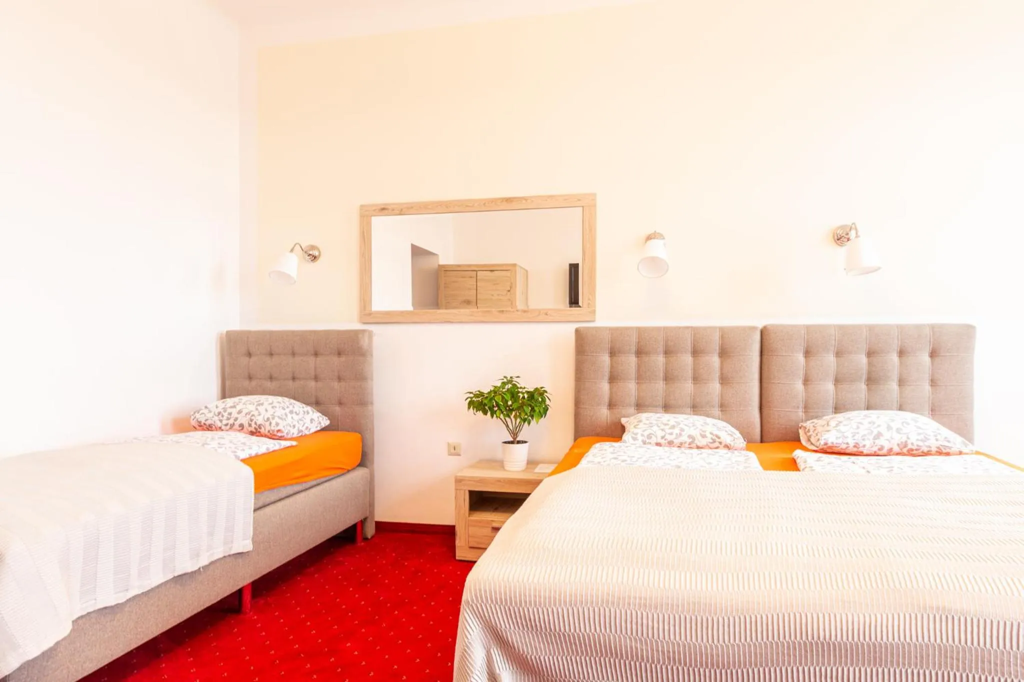 Bed in Hotel Klimt