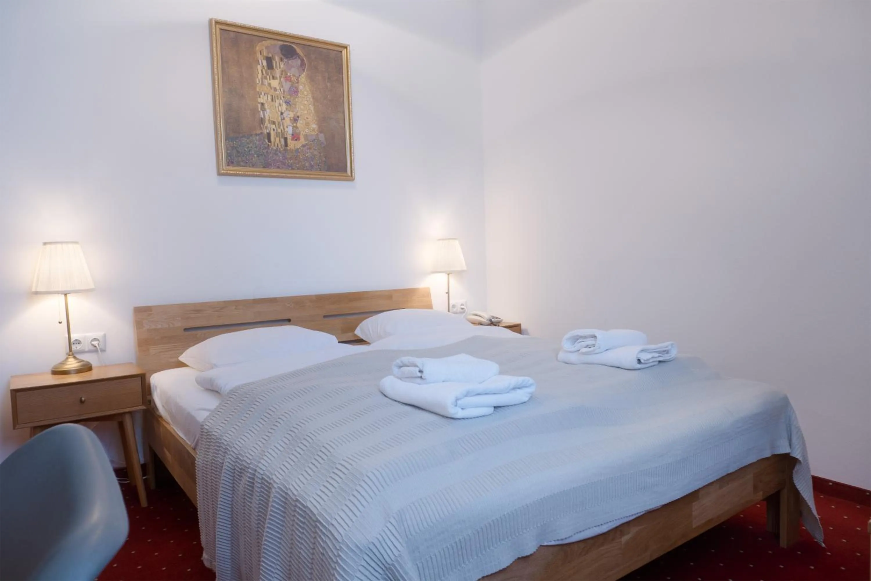Bedroom, Bed in Hotel Klimt