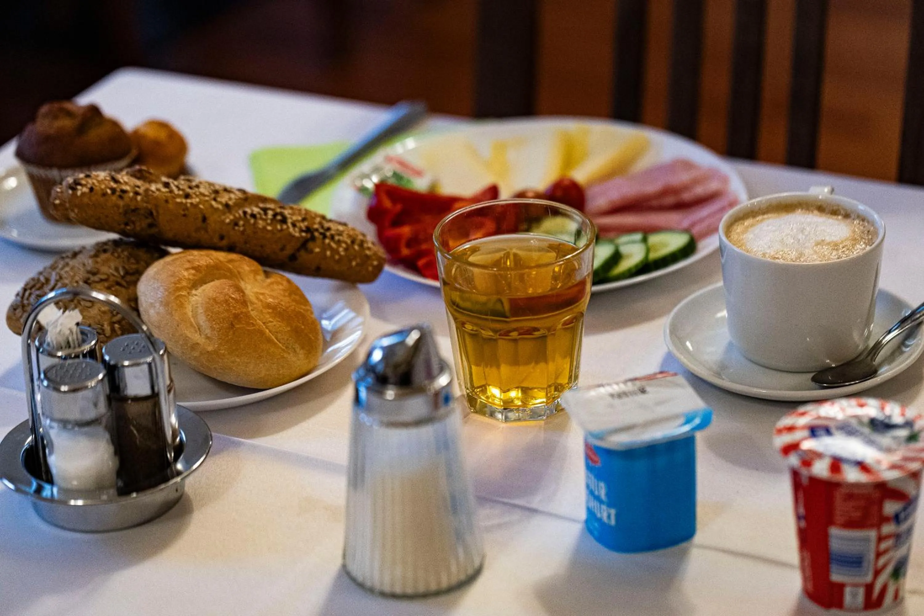 Food and drinks in Hotel Klimt