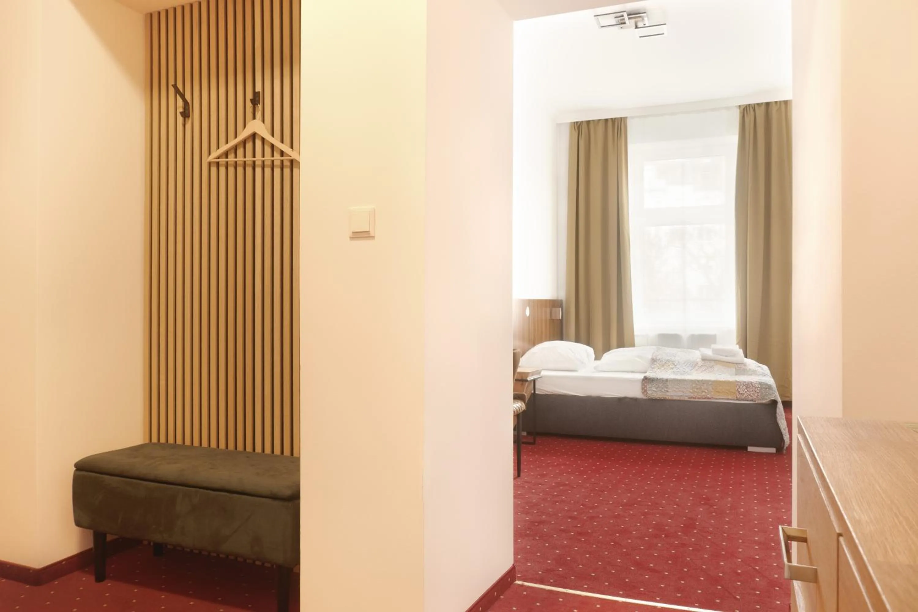 Bed in Hotel Klimt