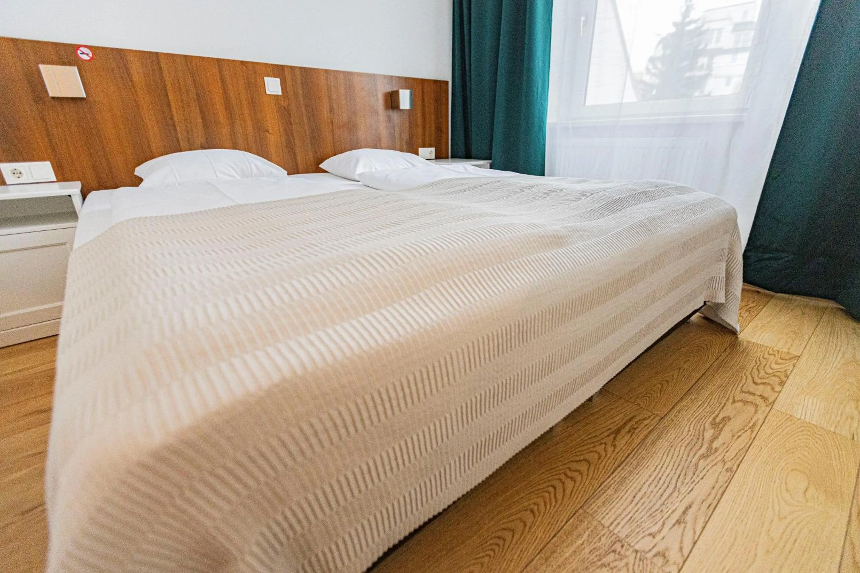 Bed in Hotel Klimt