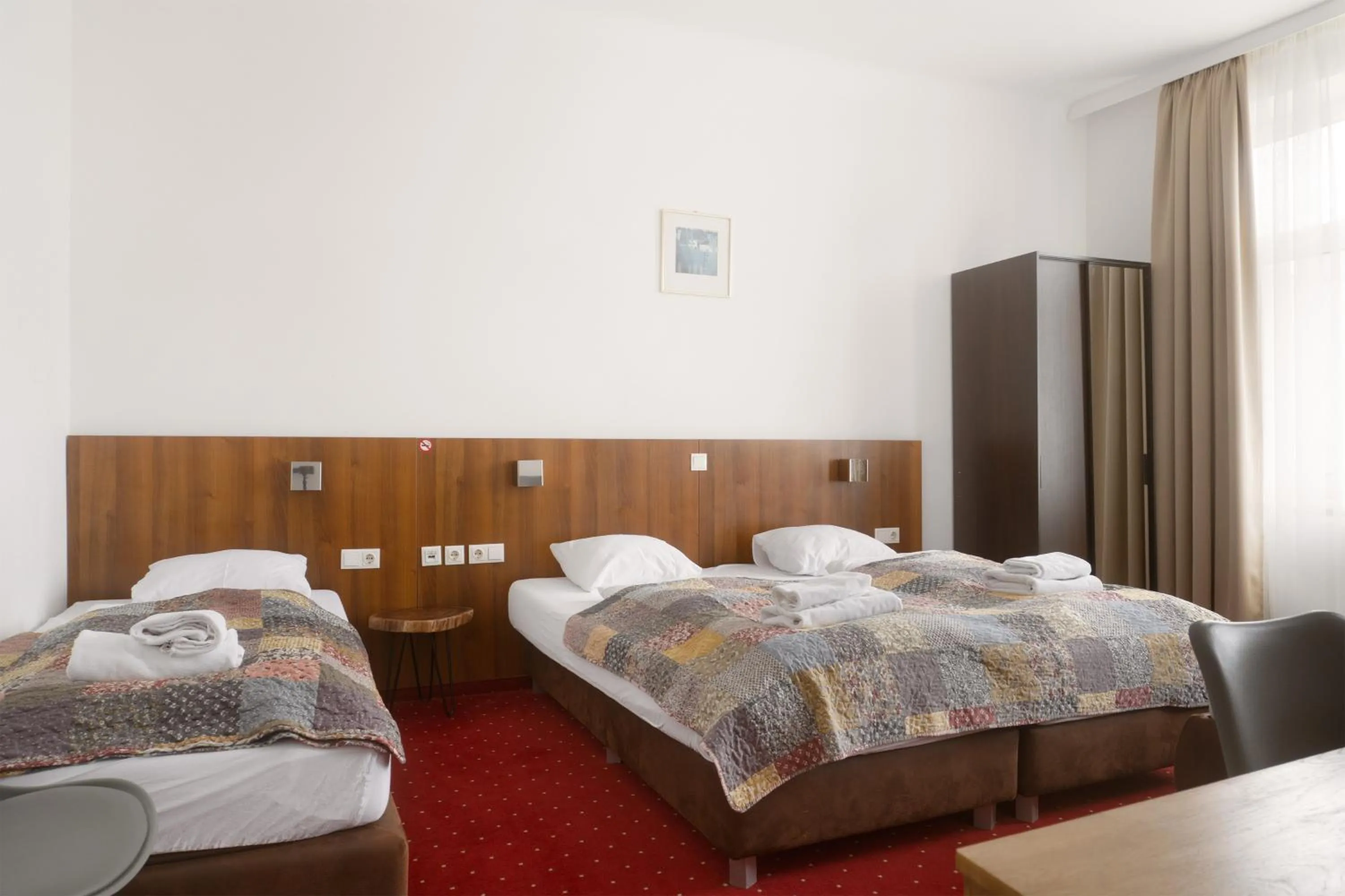 Bed in Hotel Klimt