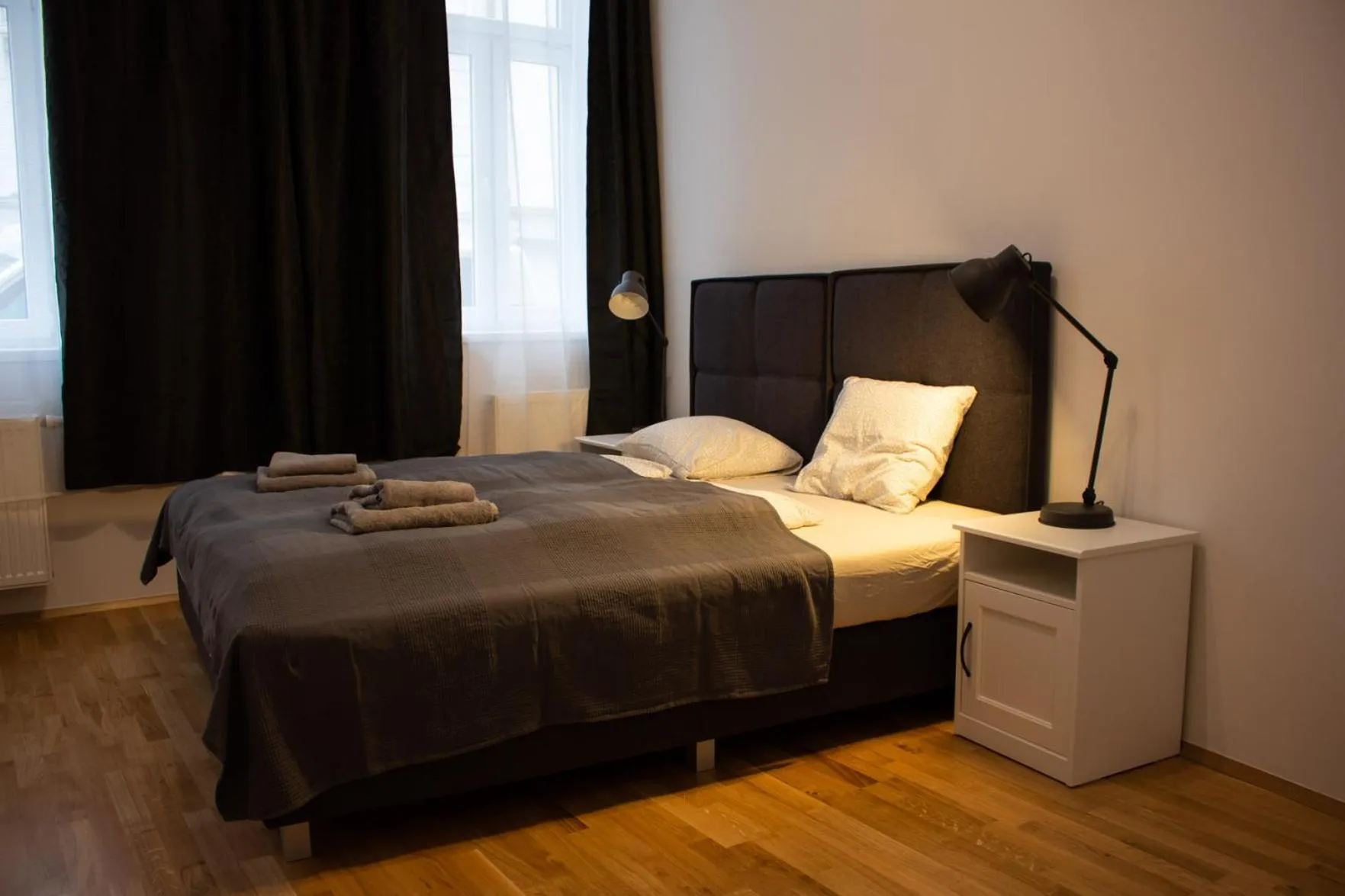 Bed in Hotel Klimt