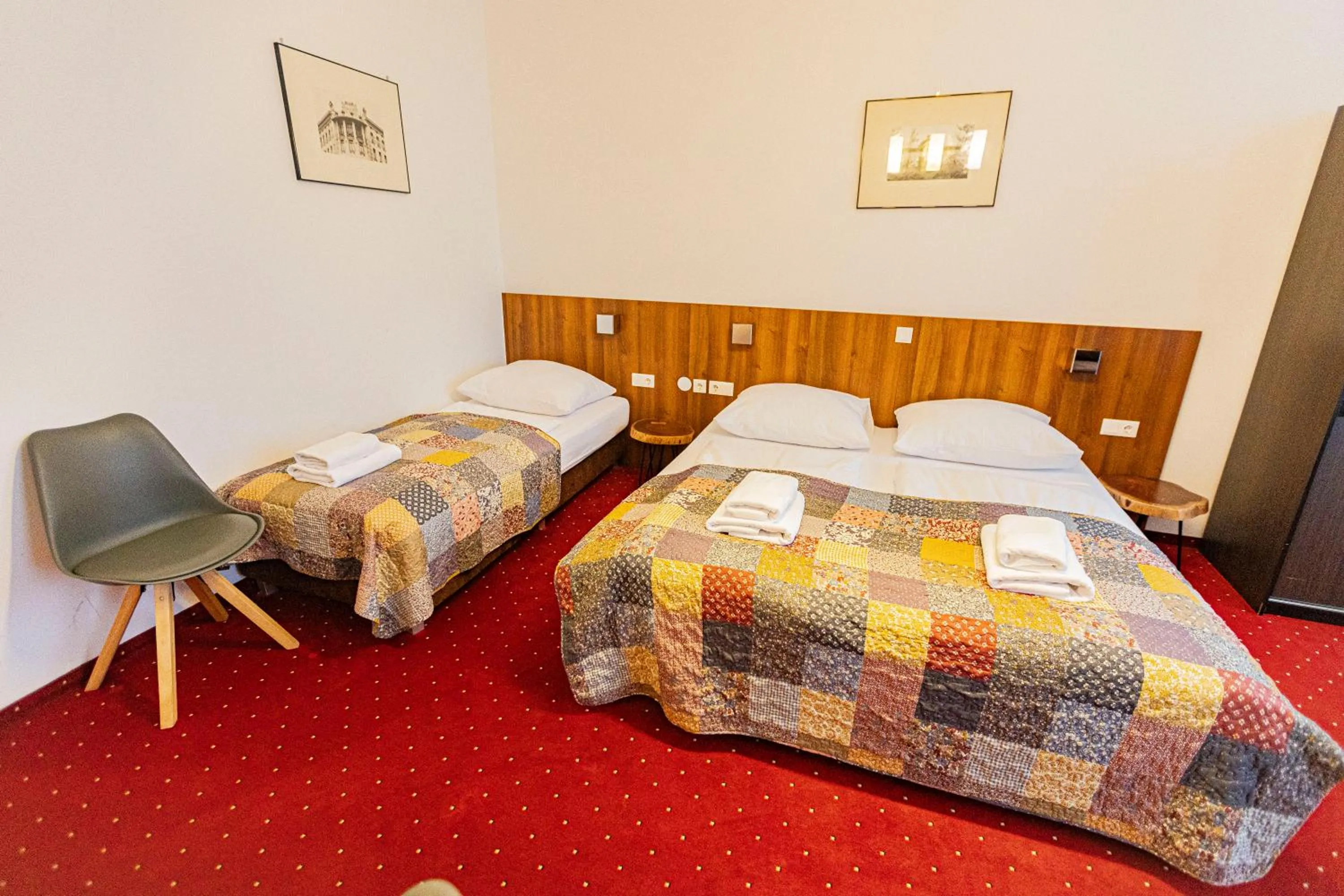 Bed in Hotel Klimt