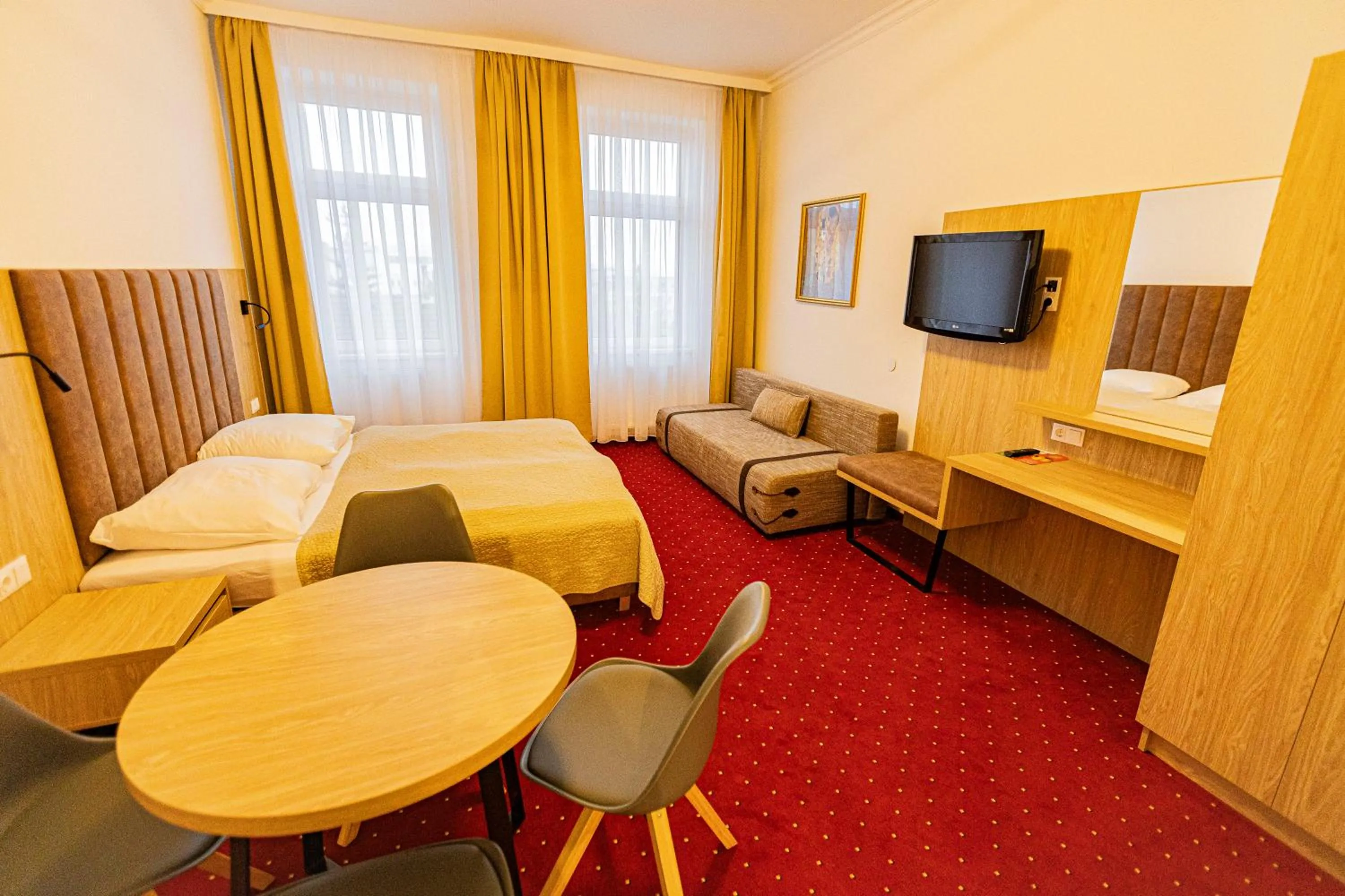 Bed in Hotel Klimt