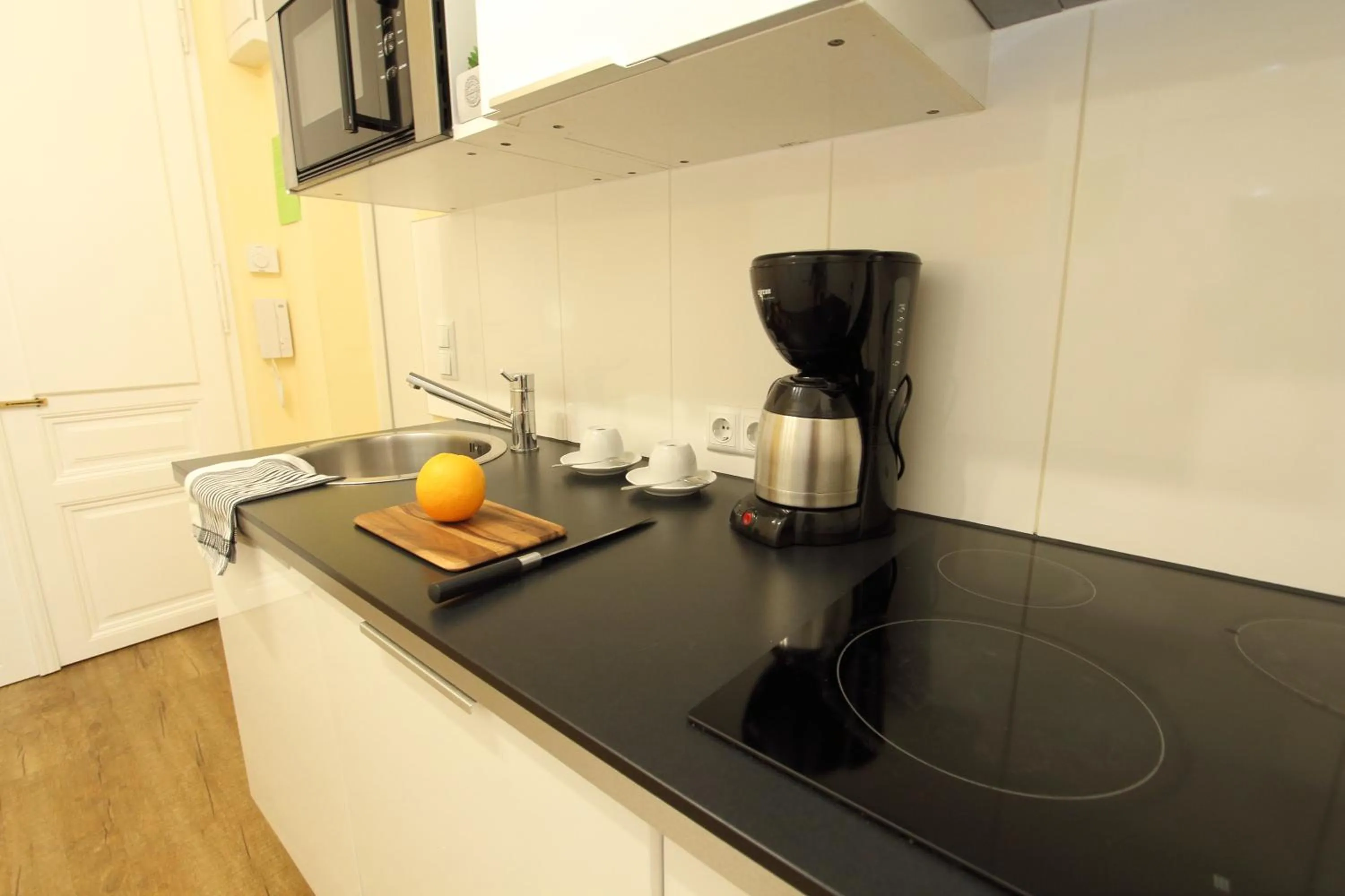 Kitchen or kitchenette in Hotel Klimt