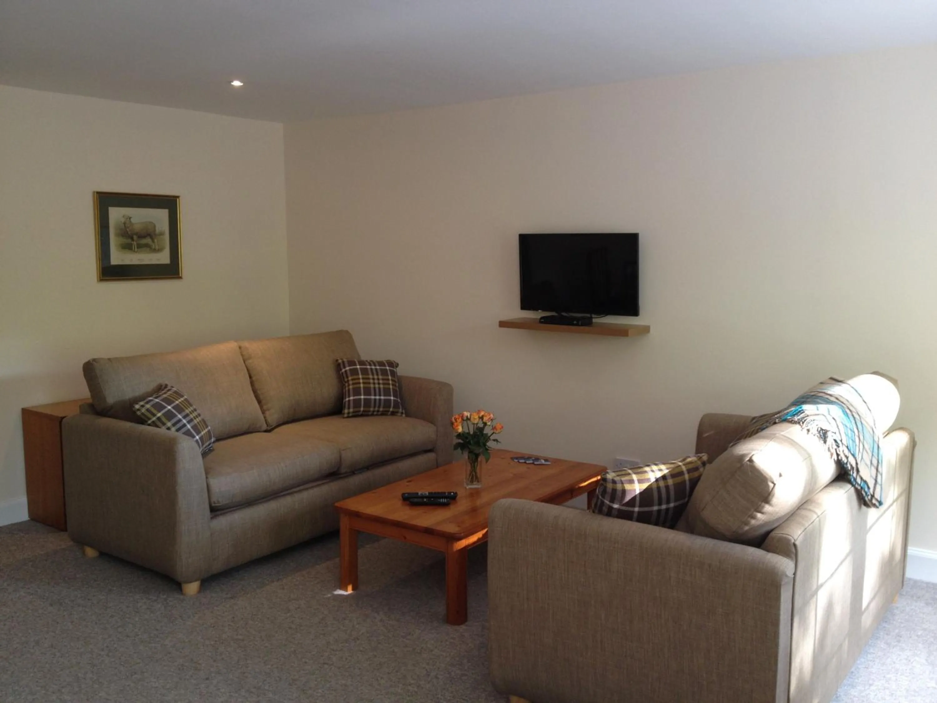 Living room in Hearthstanes Steading