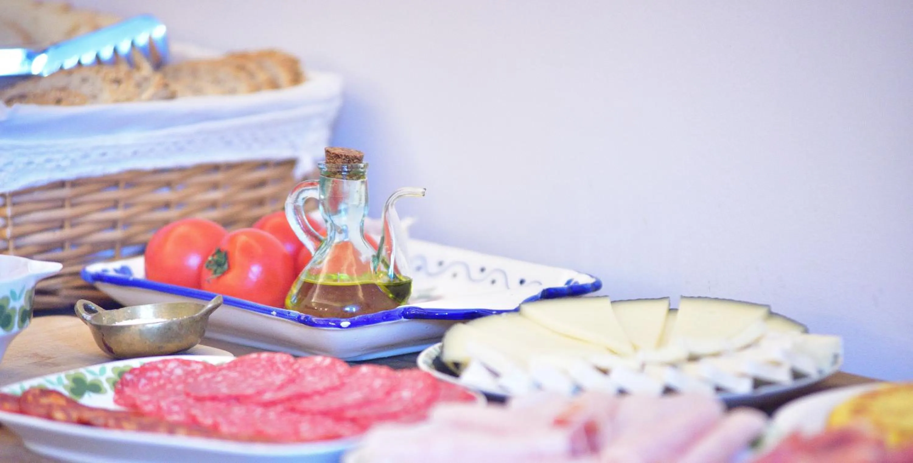 Continental breakfast in Hostal Girona