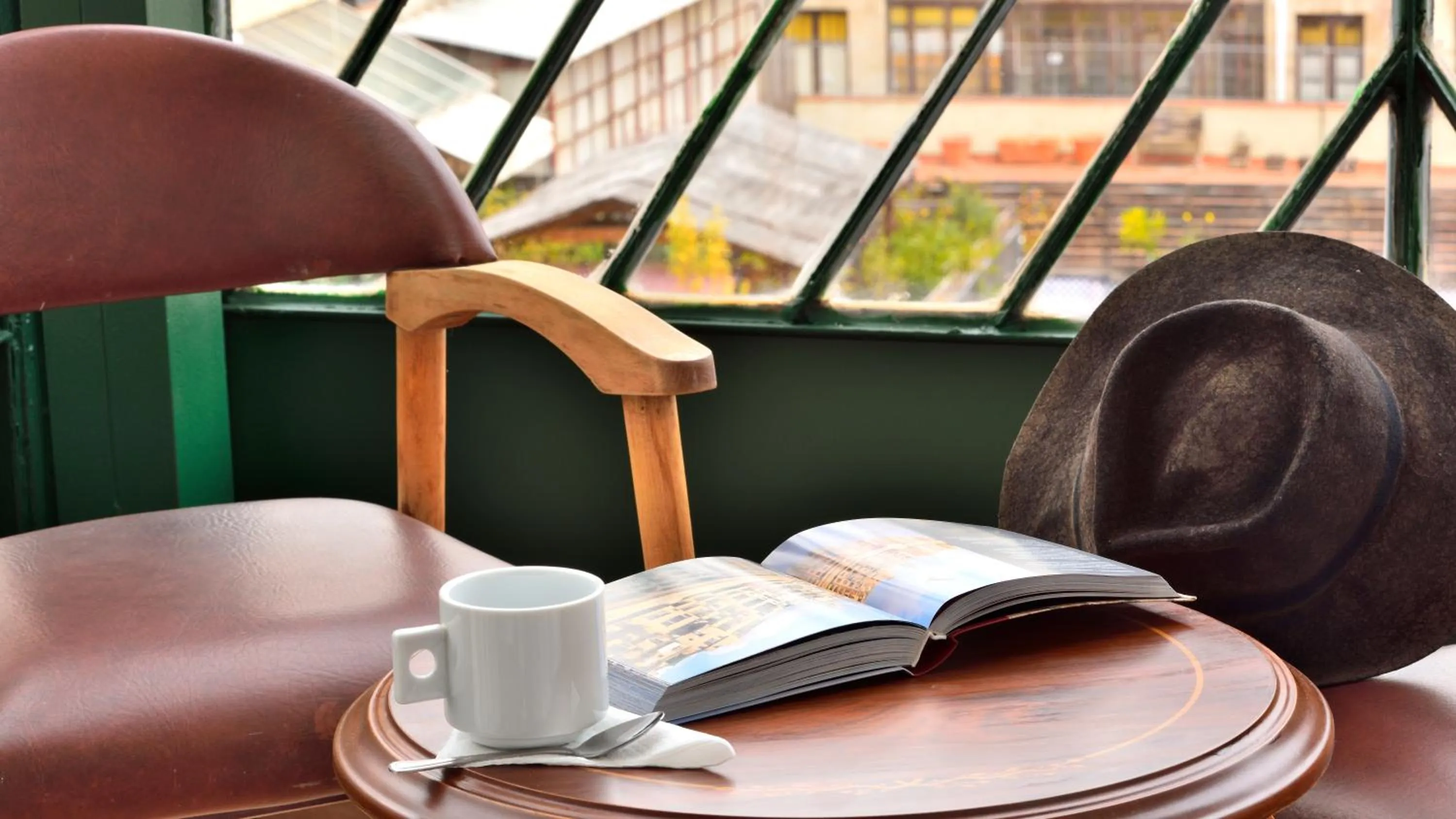 Patio in Hostal Girona
