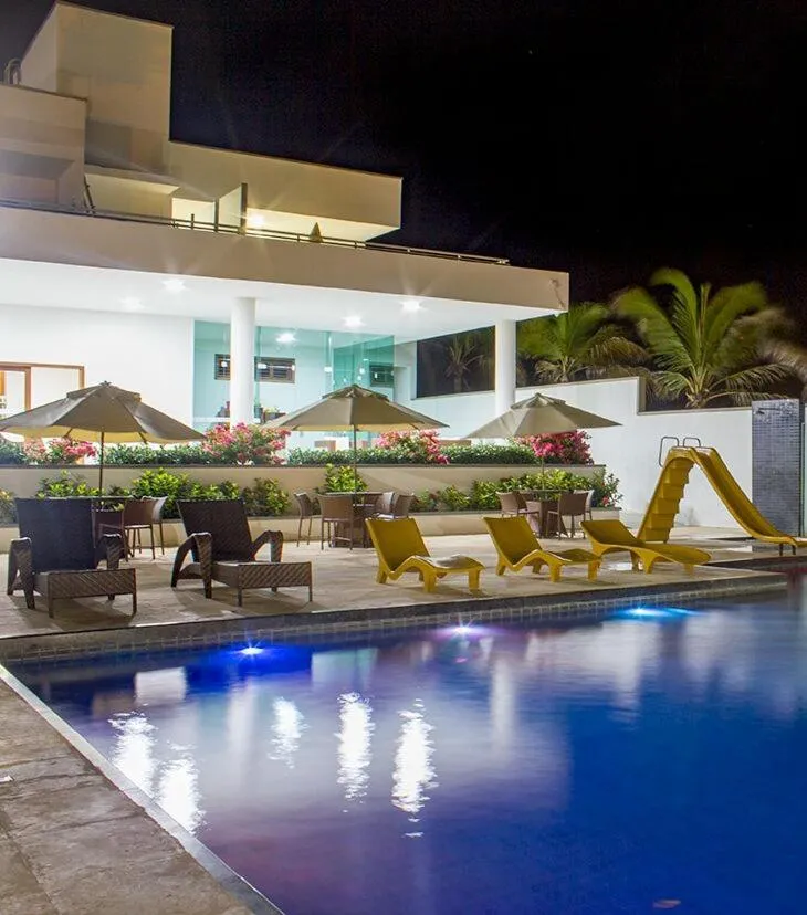 Pool view in Pousada Mar Aberto