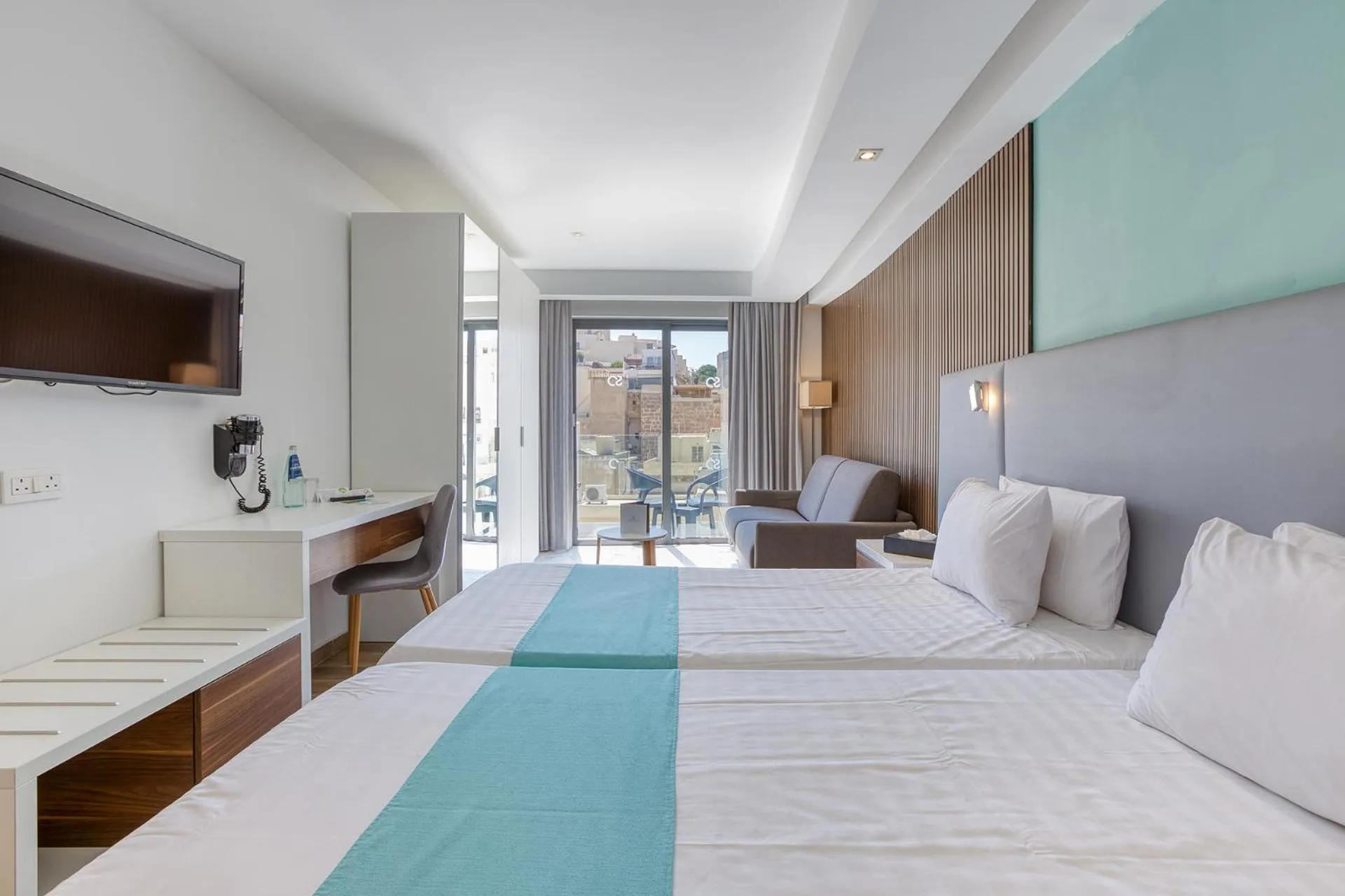 Bed in Solana Hotel & Spa