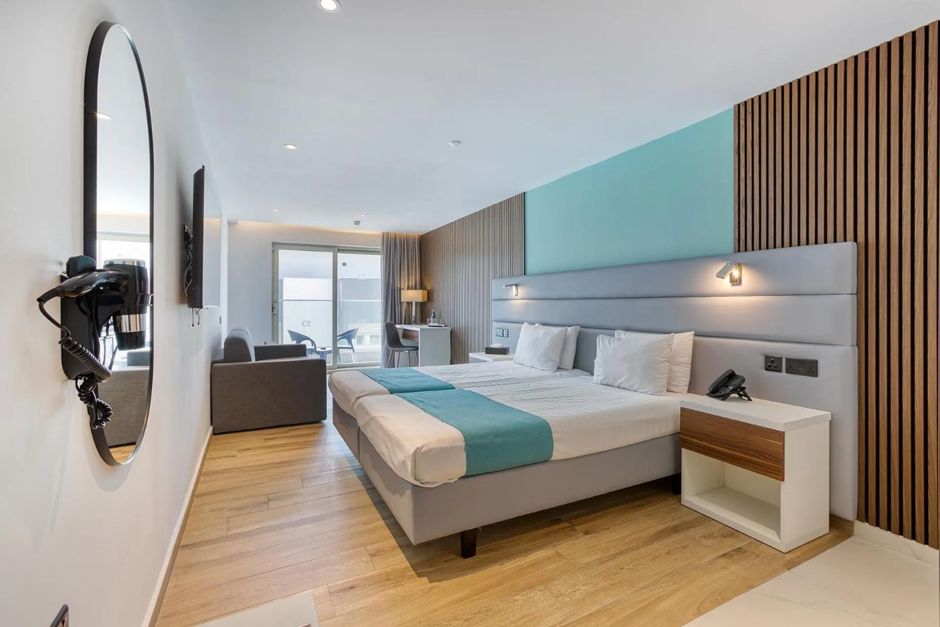 Bed in Solana Hotel & Spa