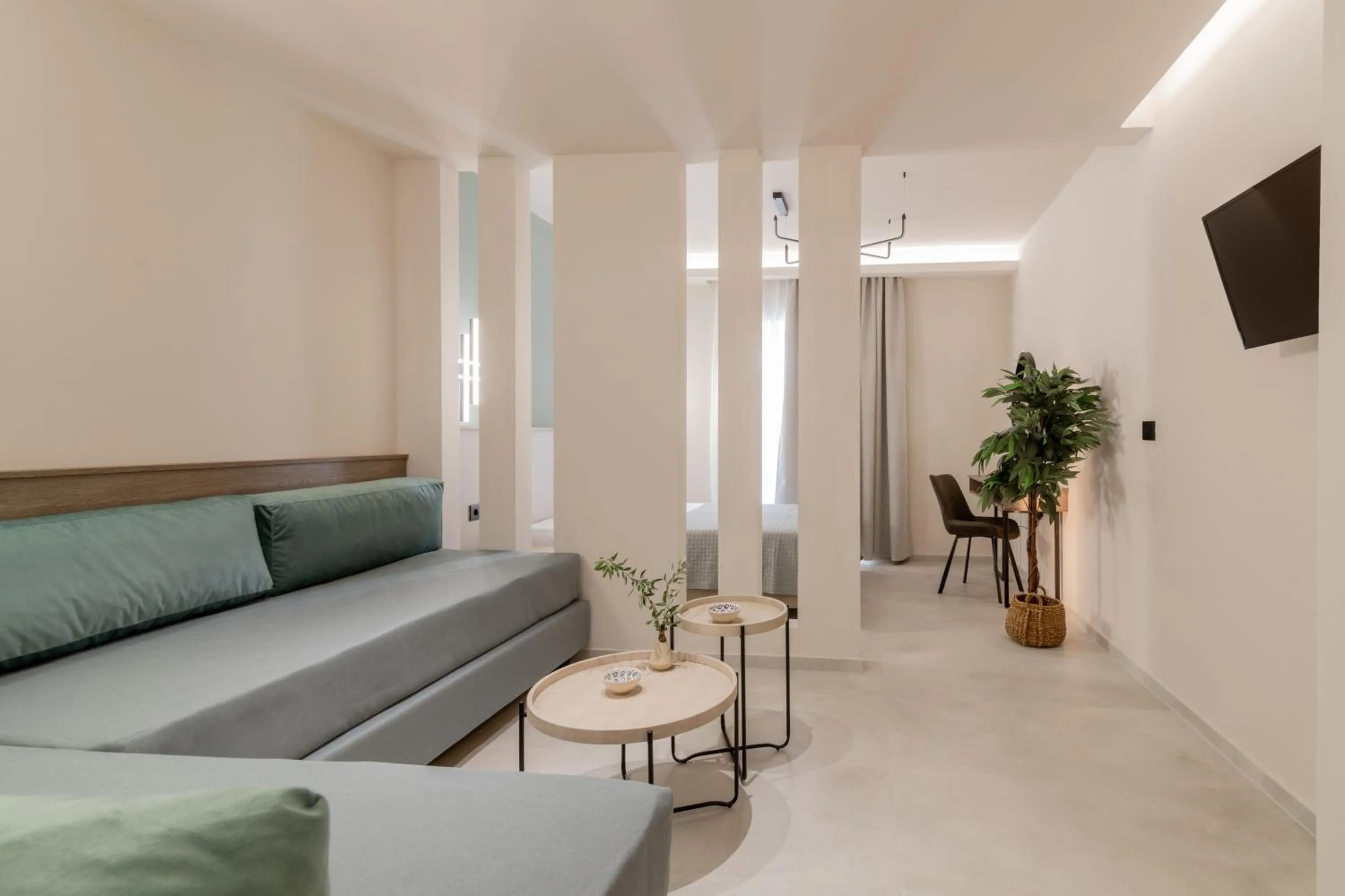 Bed in Hera Zakynthos Hotel