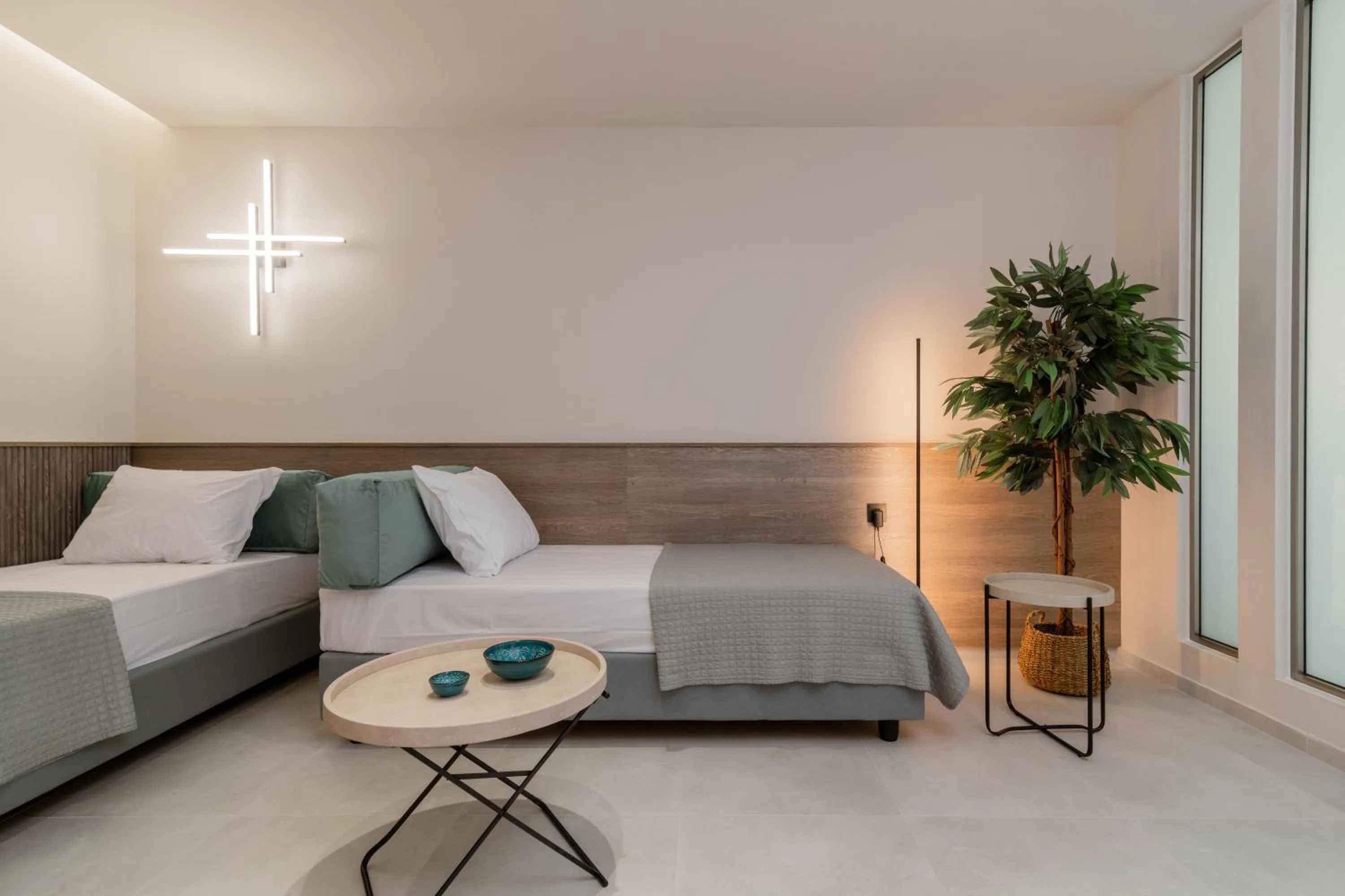 Bed in Hera Zakynthos Hotel