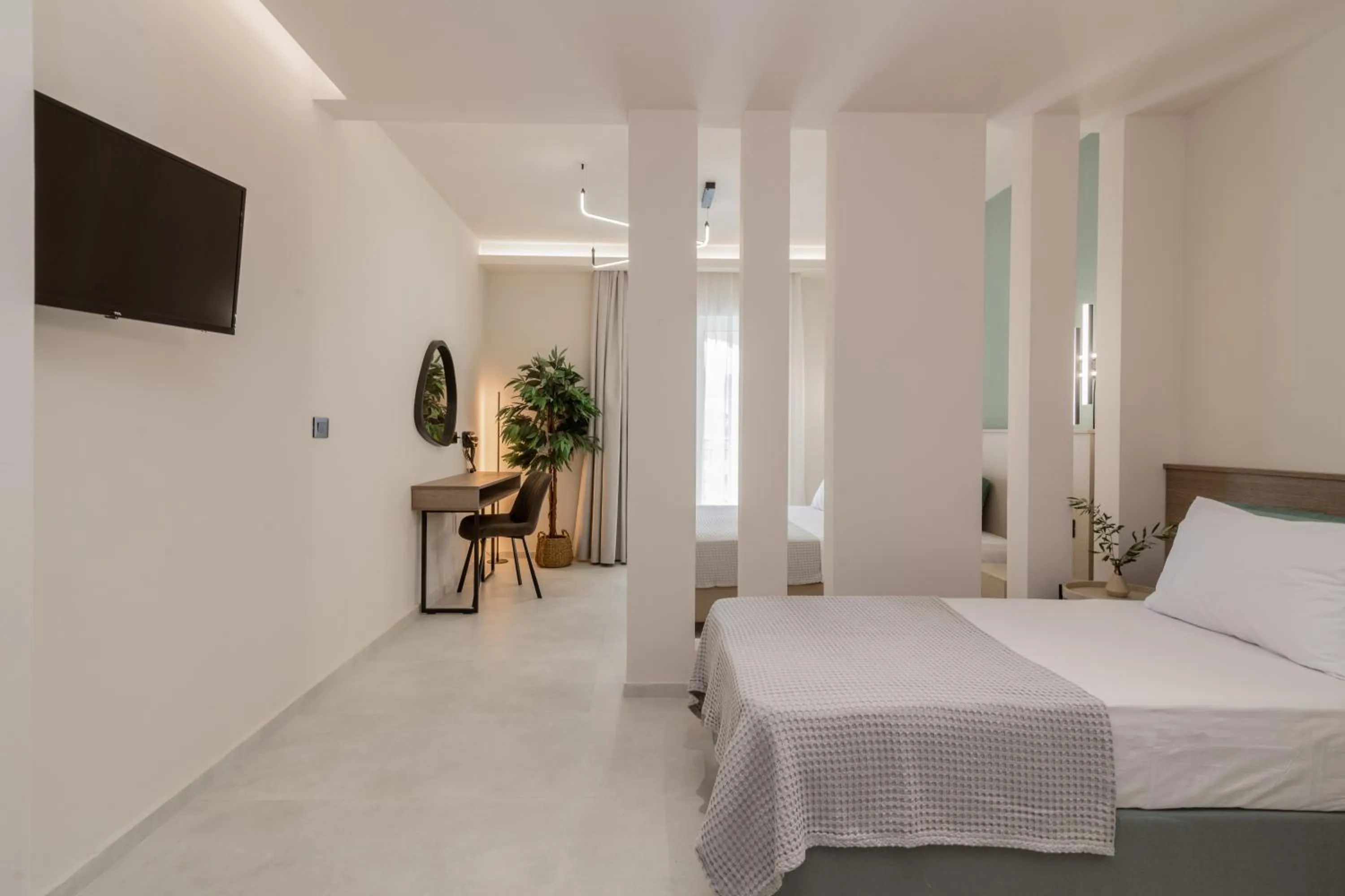 Bed in Hera Zakynthos Hotel