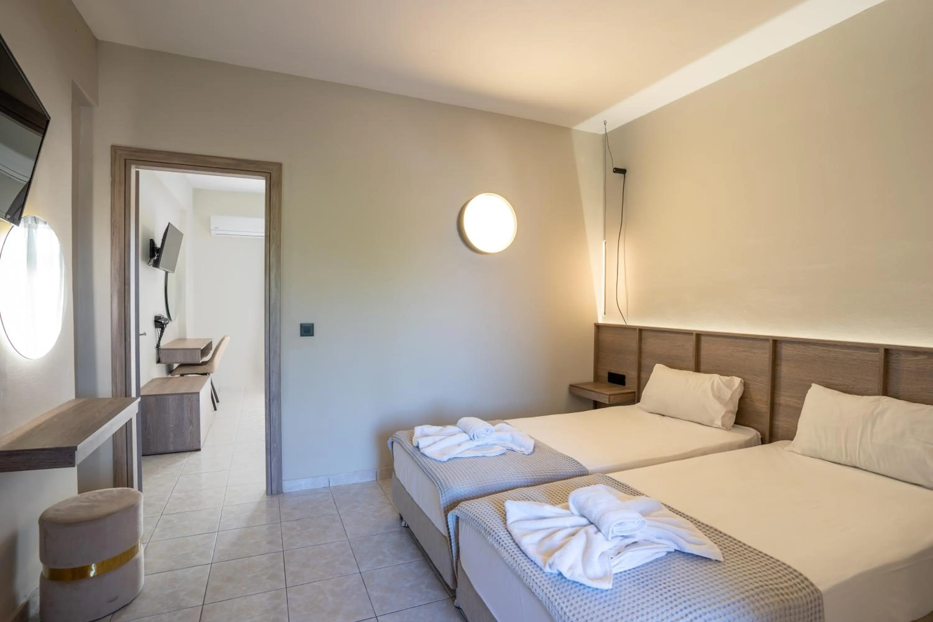 Bedroom, Bed in Hera Zakynthos Hotel