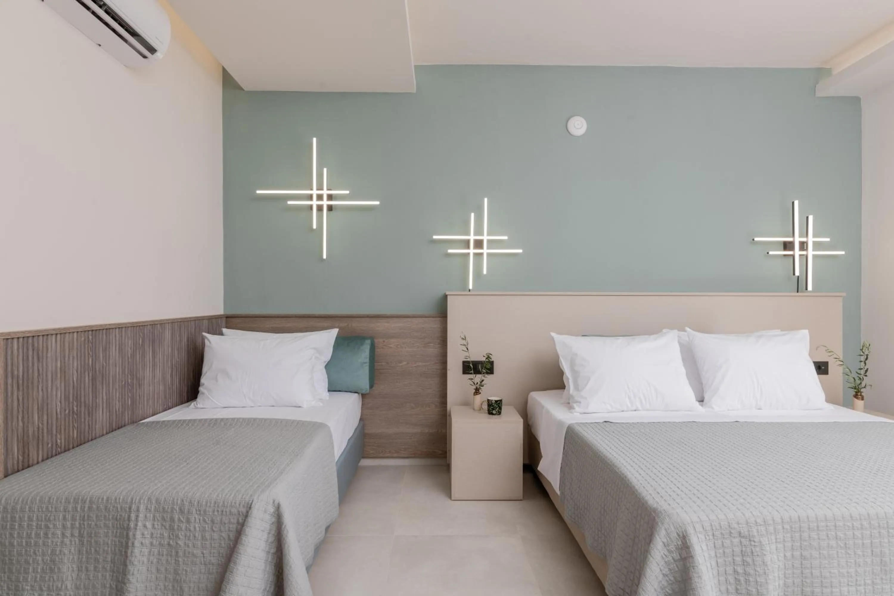 Bed in Hera Zakynthos Hotel