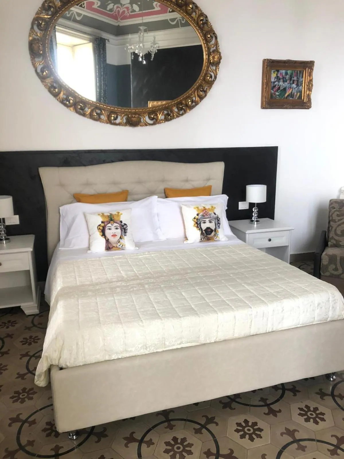 Bed in B&B I Puritani