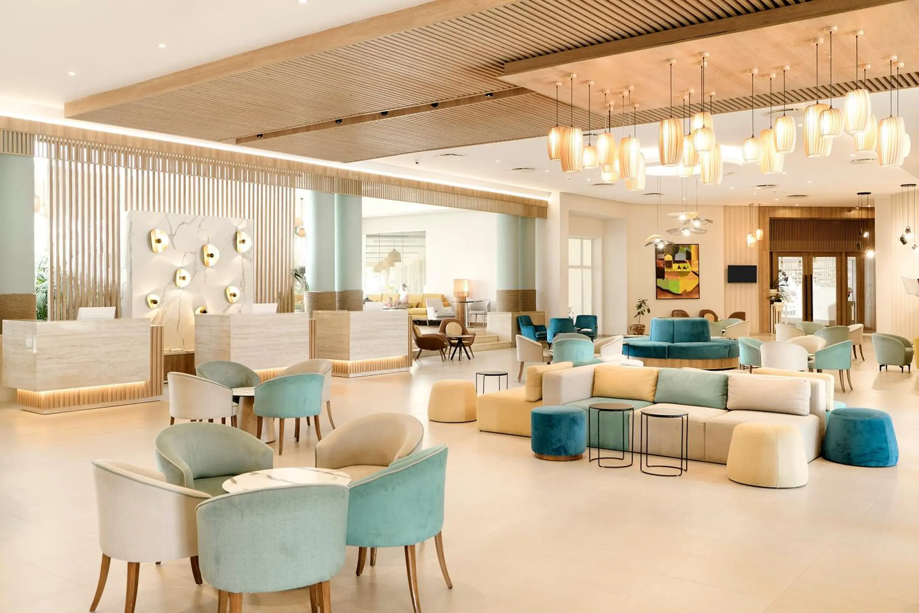 Lobby or reception in Iberostar Waves Mehari Djerba Lobby or reception in Iberostar Waves Mehari Djerba