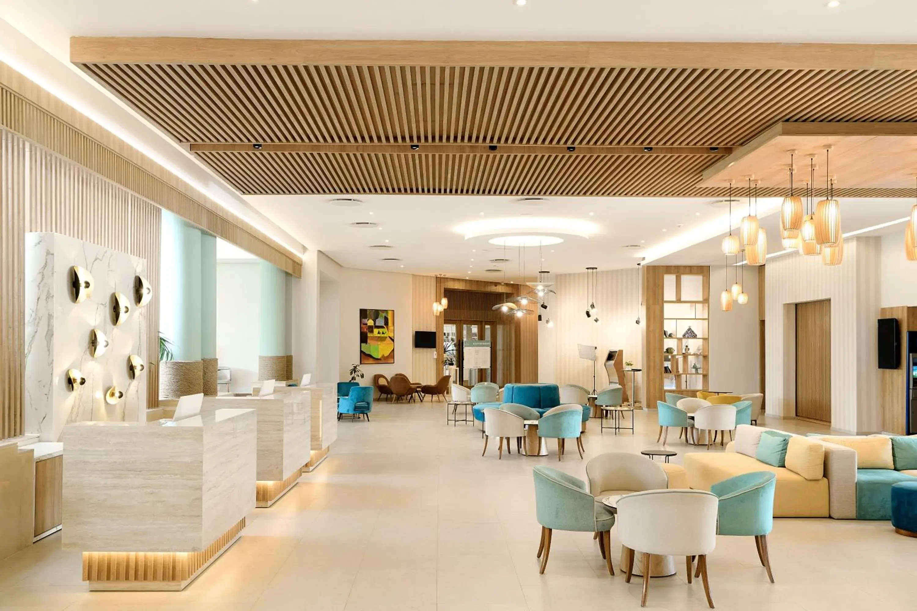 Lobby or reception in Iberostar Waves Mehari Djerba Lobby or reception in Iberostar Waves Mehari Djerba