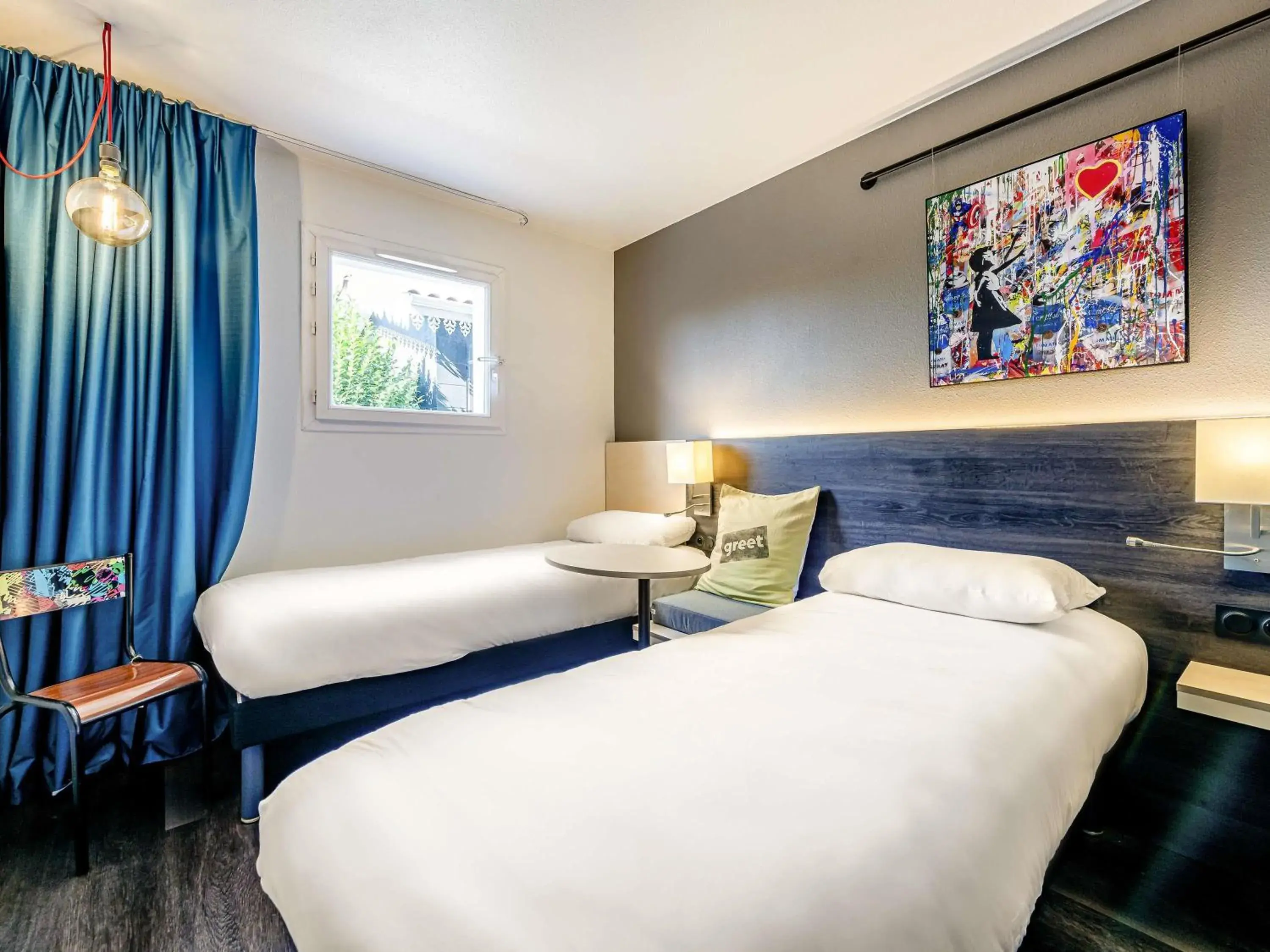 Bedroom, Bed in Greet Hotel Bordeaux Floirac Arena Bedroom, Bed in Greet Hotel Bordeaux Floirac Arena