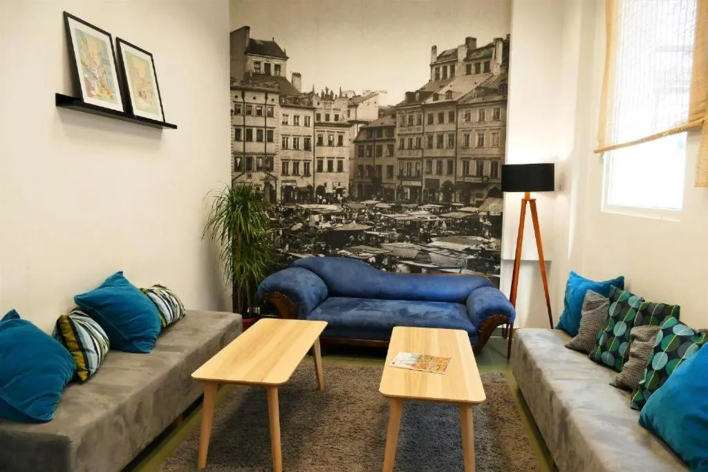 Living room in Warsaw Hostel Centrum Private Rooms & Dorms