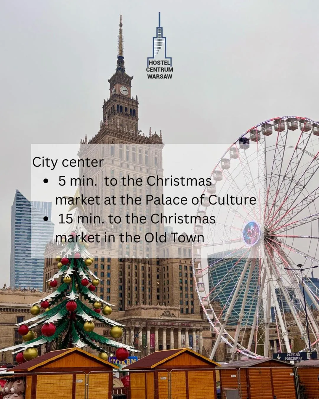 Nearby landmark in Warsaw Hostel Centrum Private Rooms & Dorms