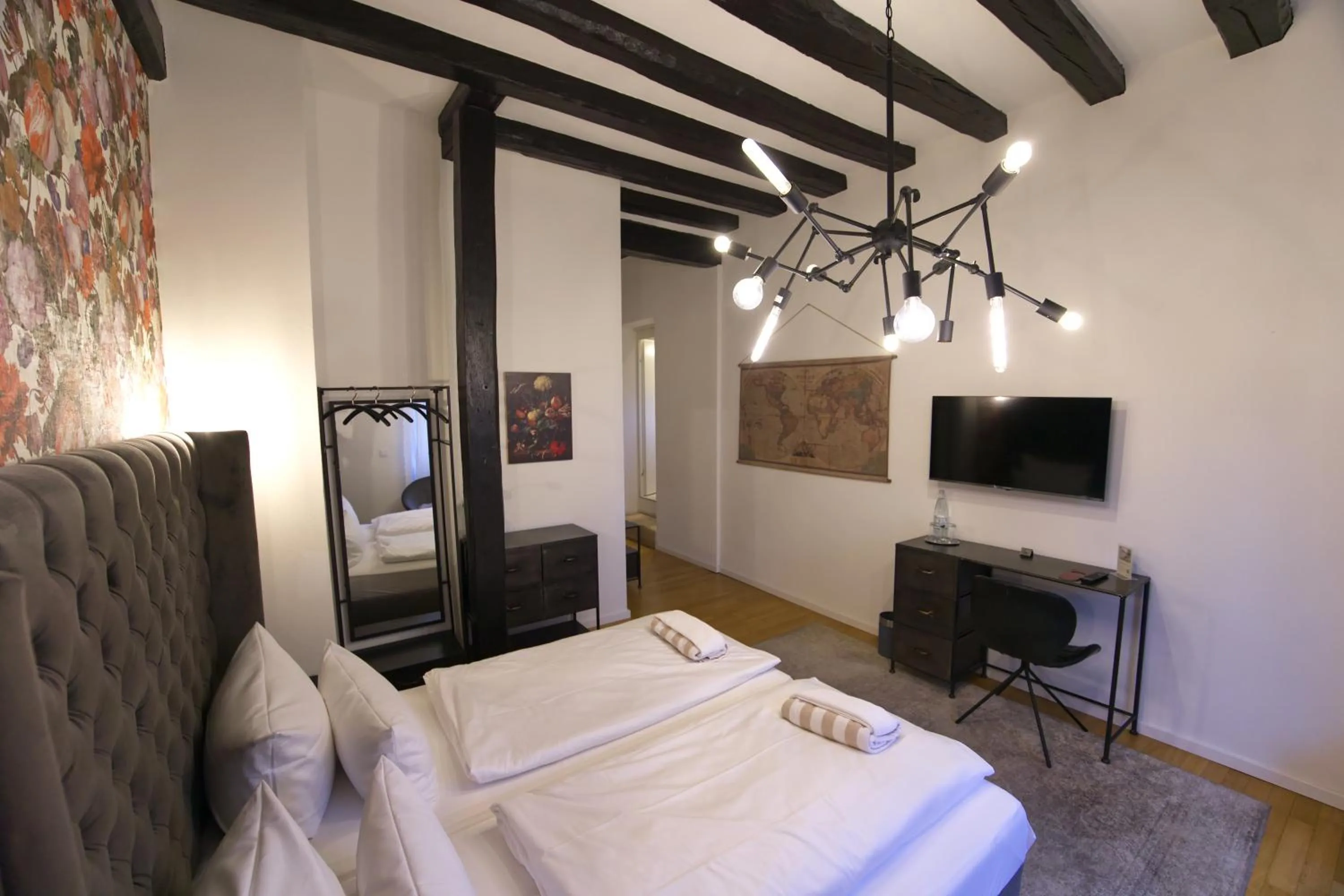 Bed in Villa Delange