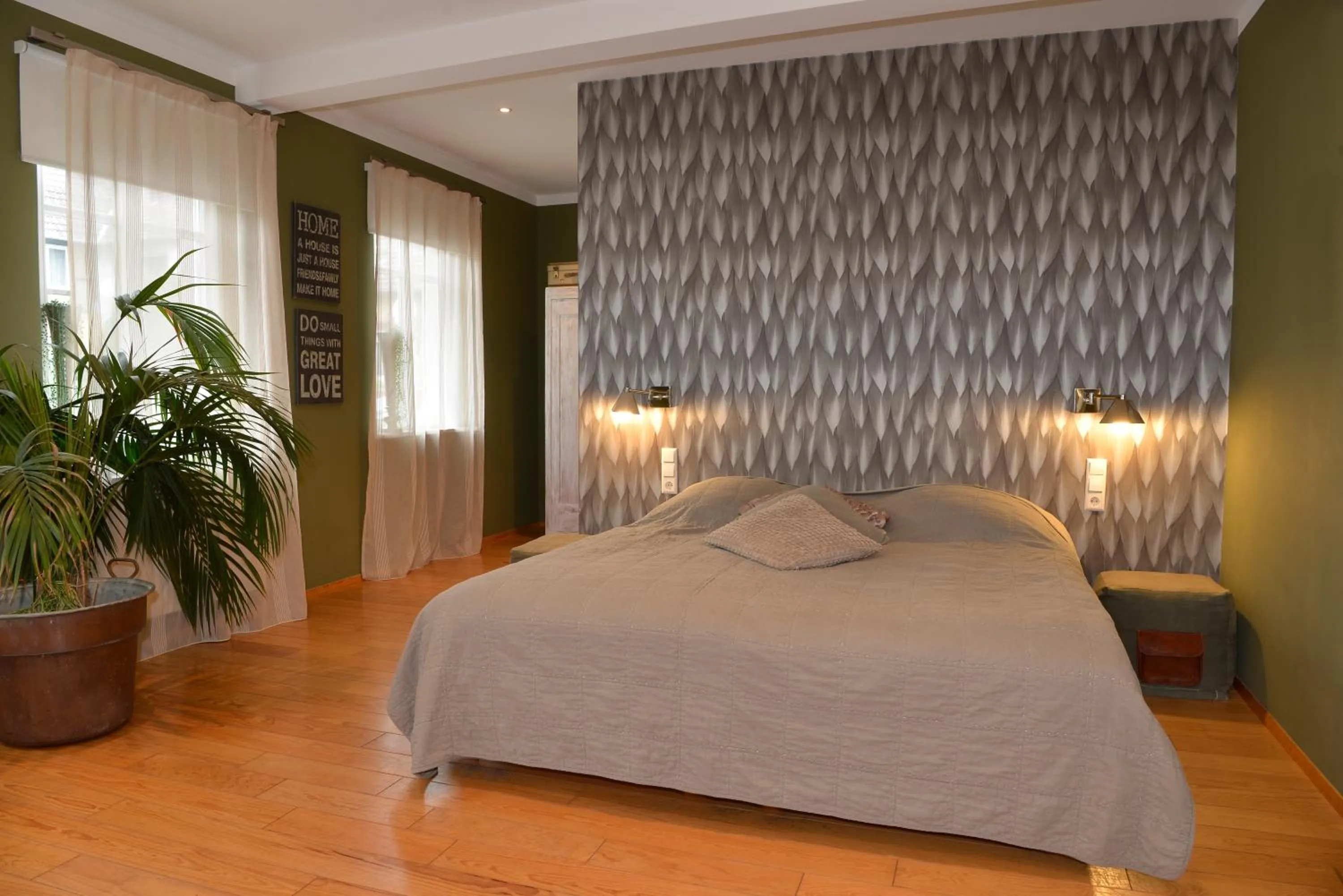 Bed in Villa Delange