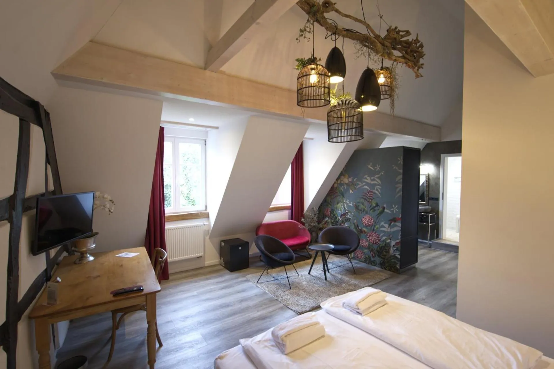 Bed in Villa Delange